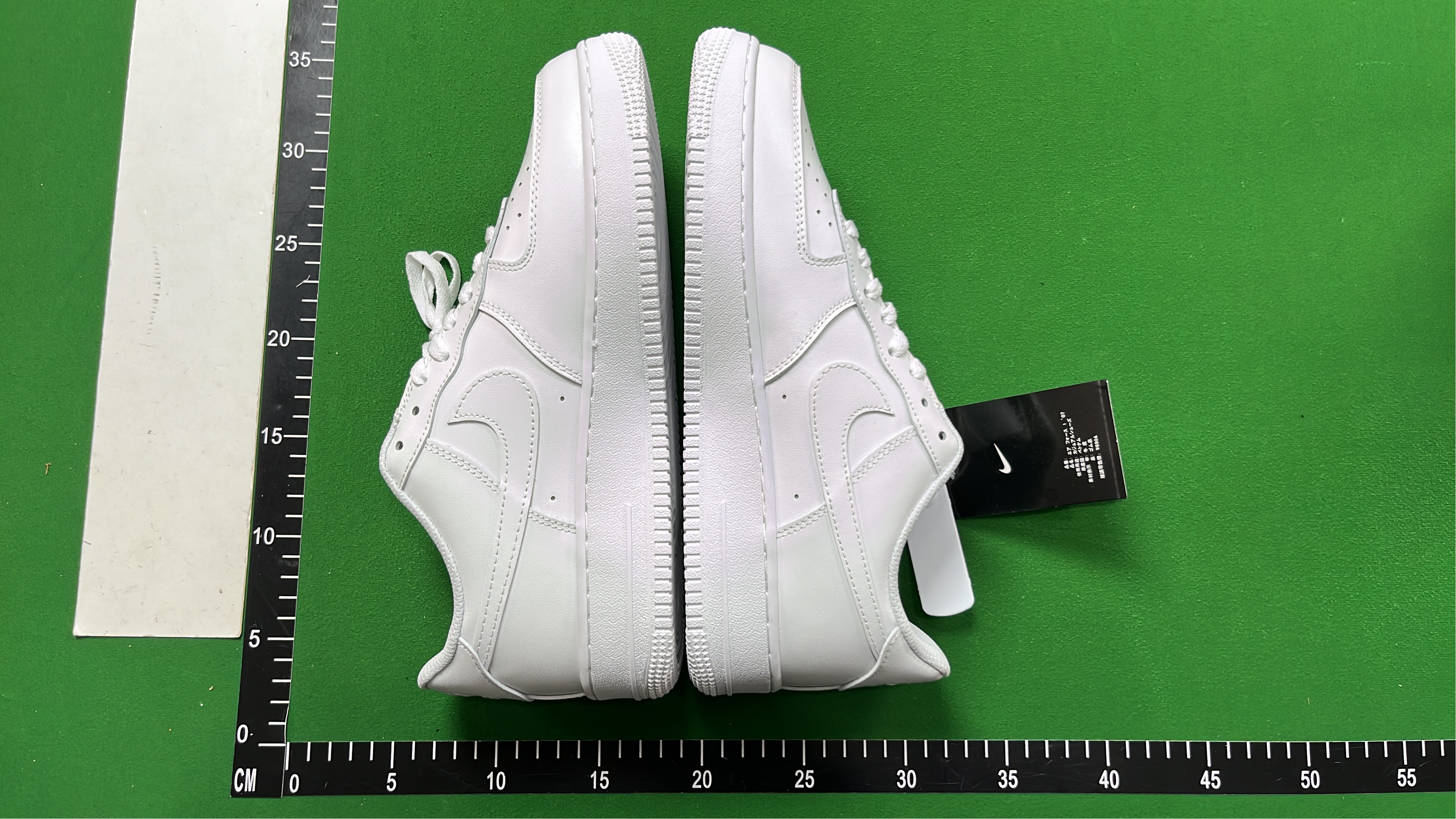 Nike Air Force 1 White Black Low Top Sneakers