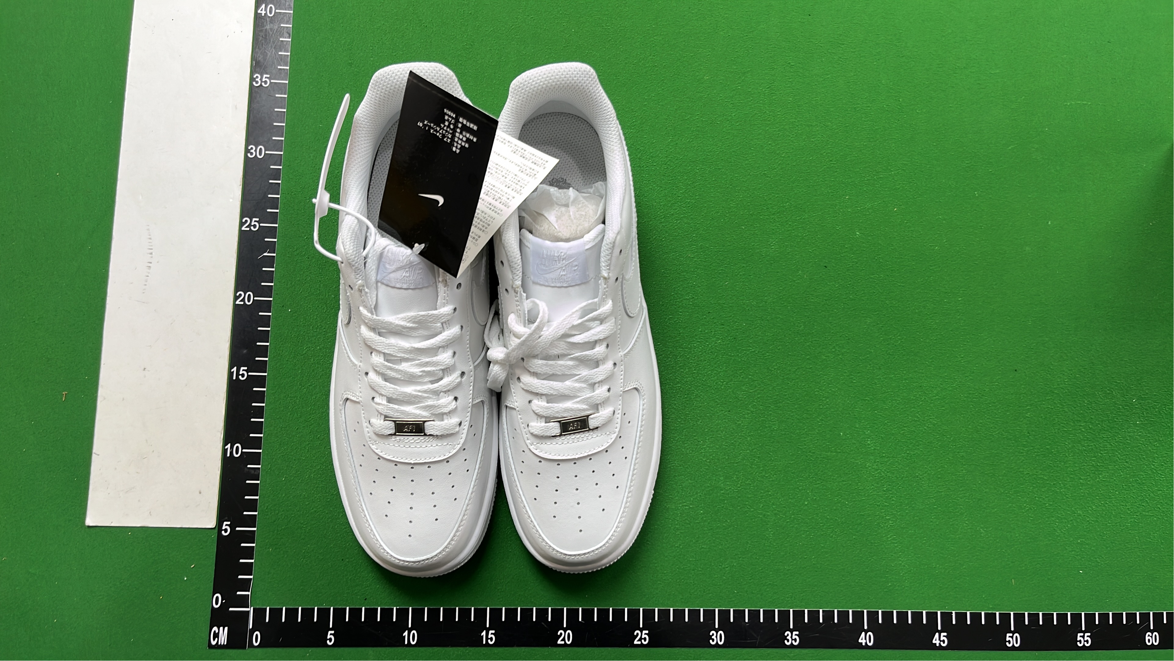 Nike Air Force 1 White Black Low Top Sneakers
