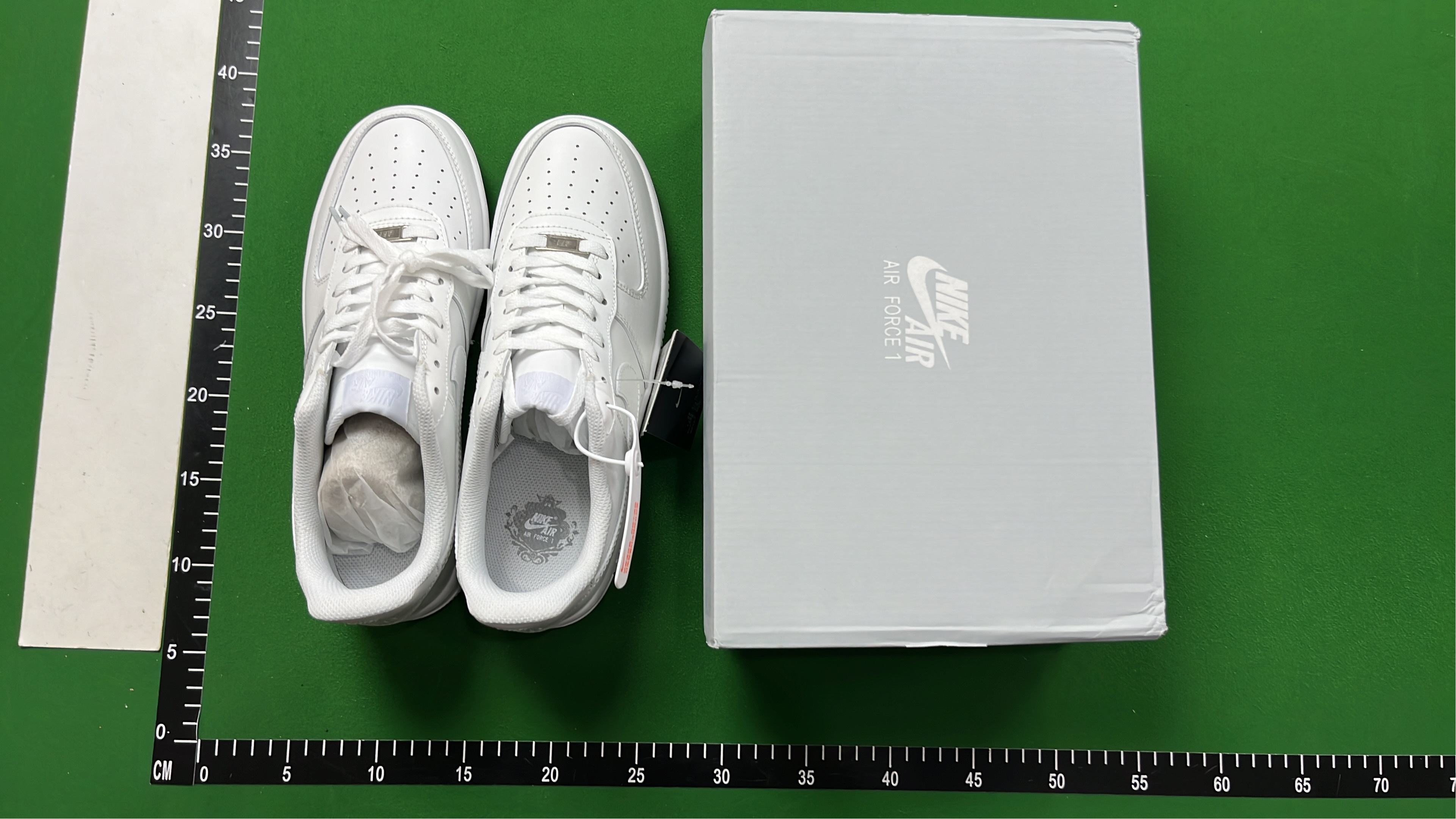 Nike Air Force 1 White Black Low Top Sneakers