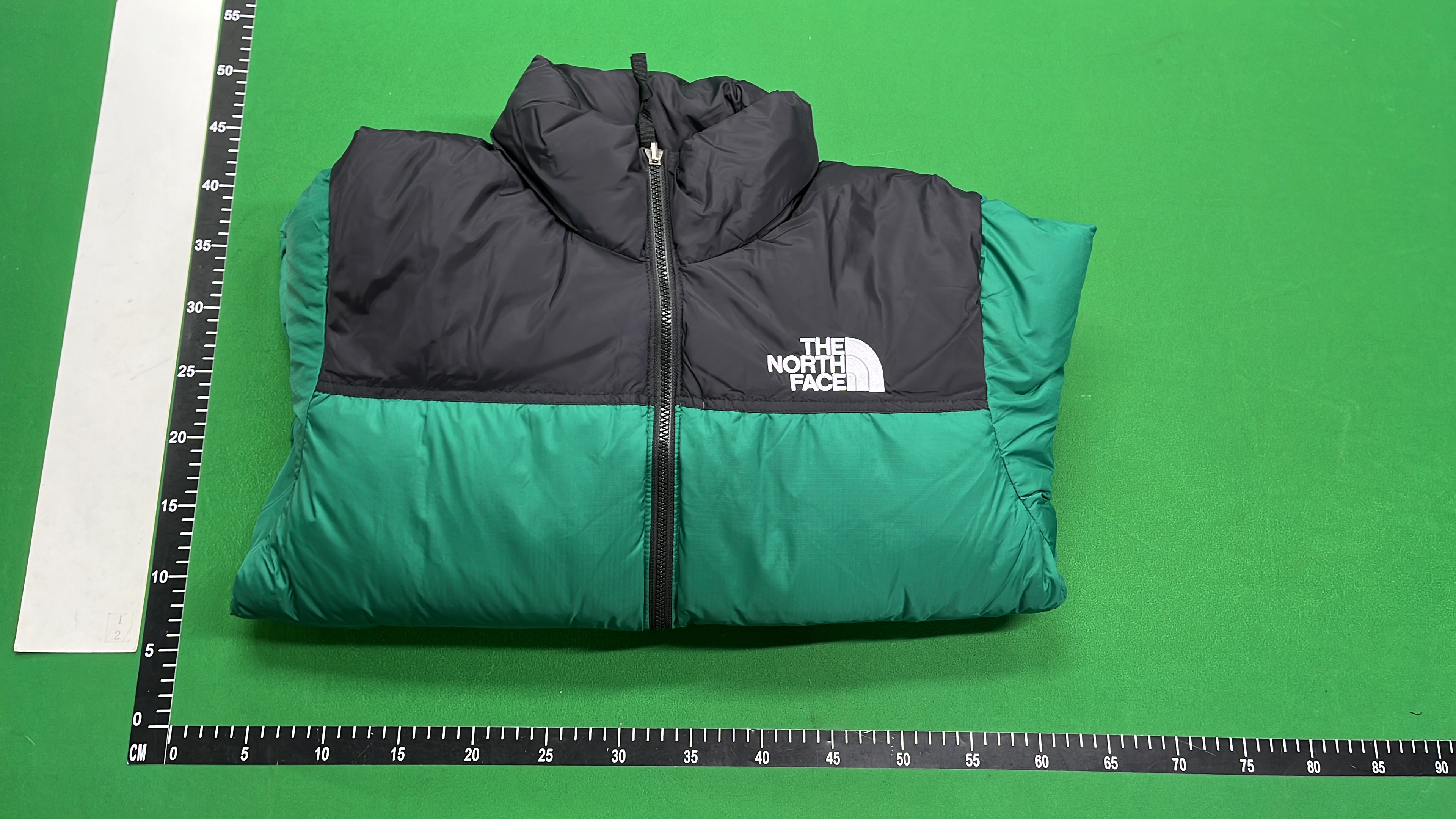 The North Face Printed Down Jacket for Men - Black and Gray Forest Design