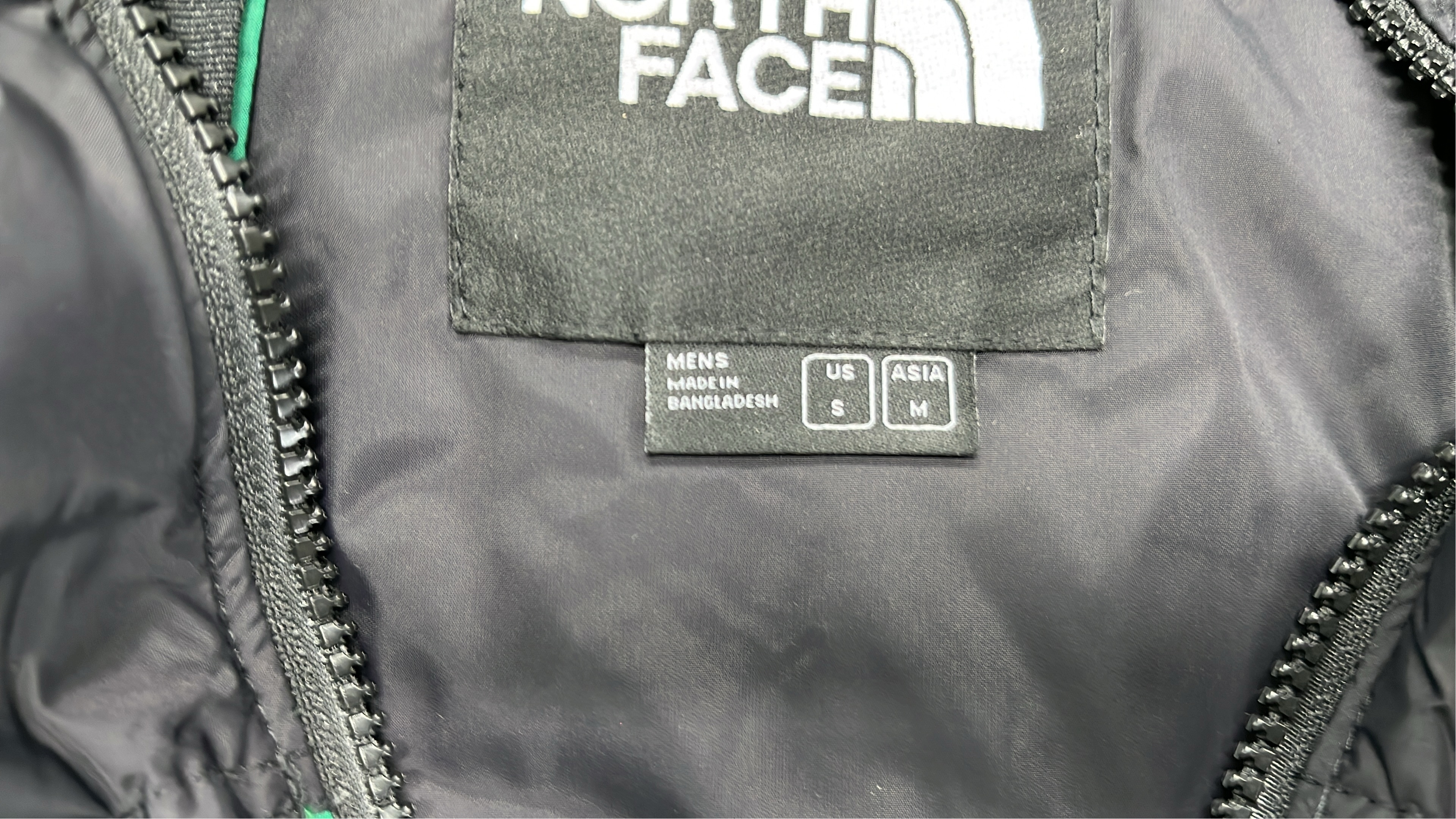 The North Face Printed Down Jacket for Men - Black and Gray Forest Design