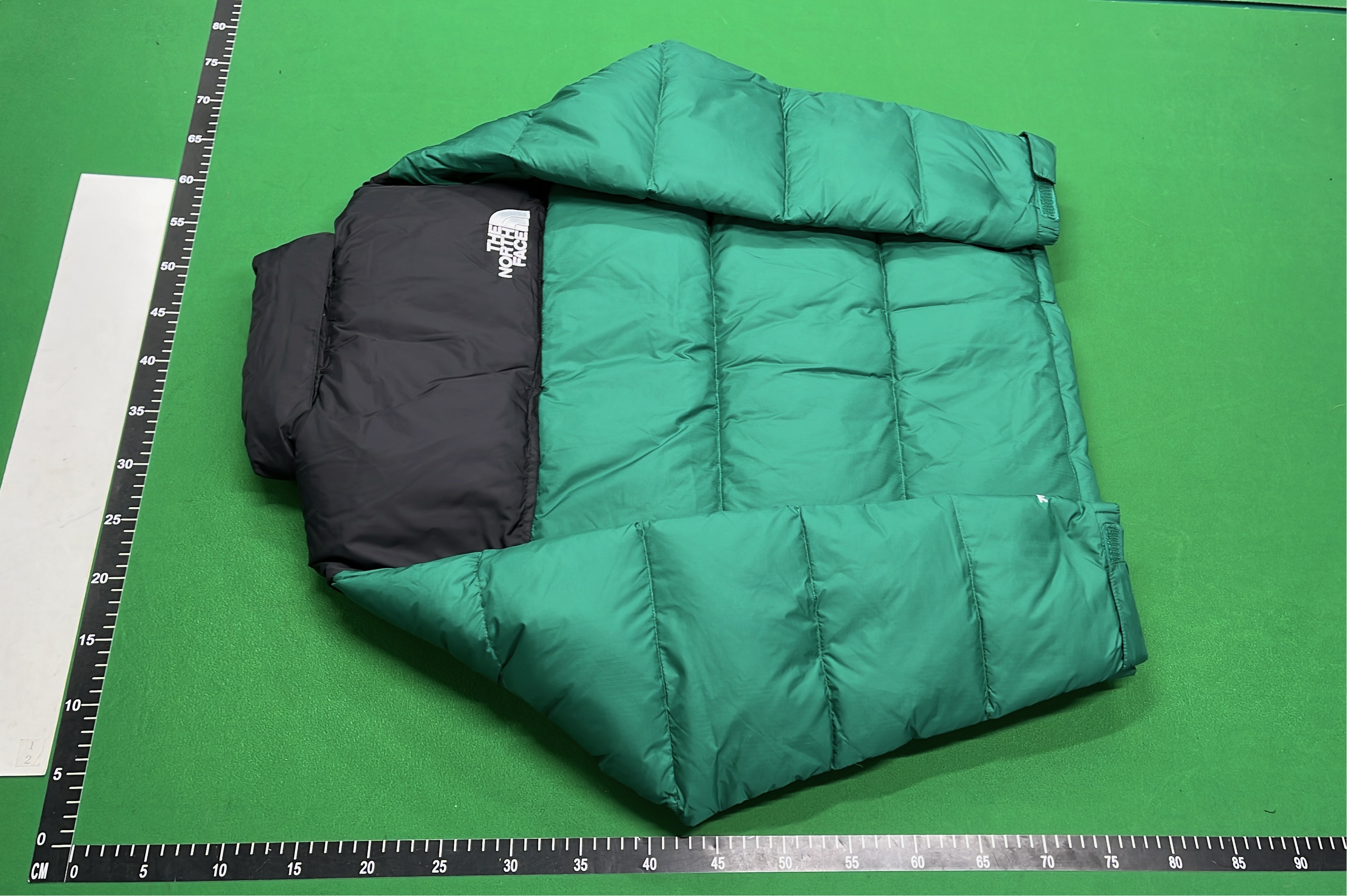 The North Face Printed Down Jacket for Men - Black and Gray Forest Design