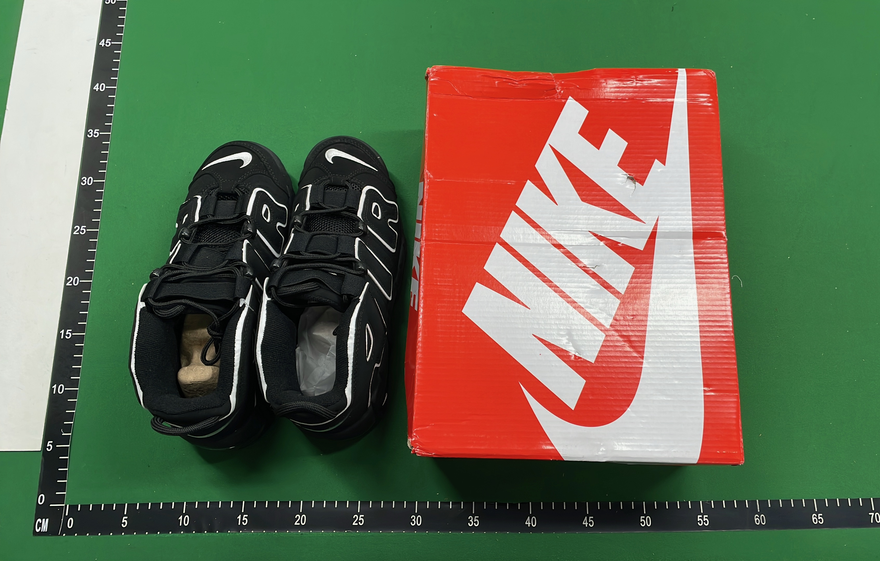 Nike Air More Uptempo Red Black White Men's Basketball Shoes