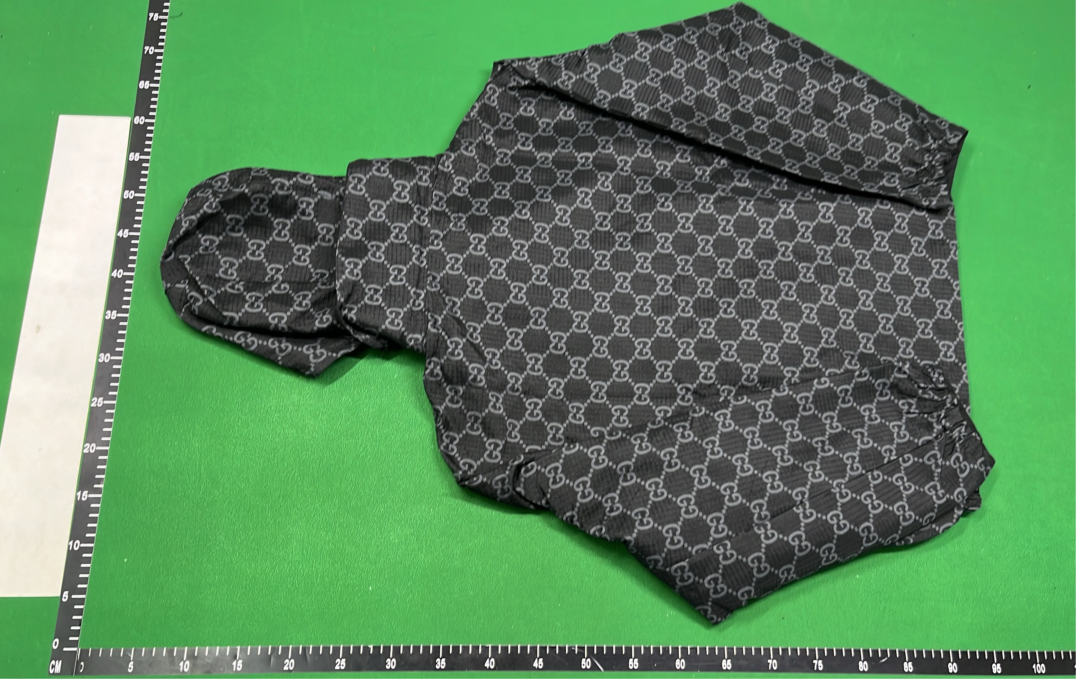 Black Patterned Hoodie Jacket for Casual Wear