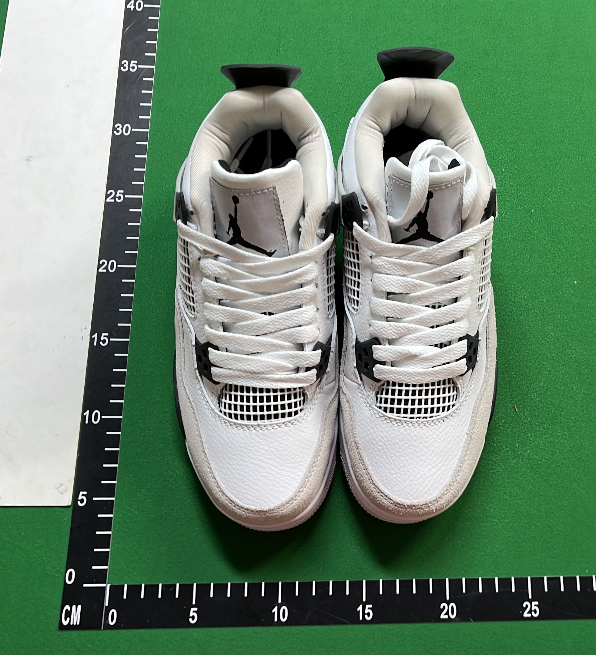 Air Jordan 4 Retro White Royal Blue Black Men's Sneakers