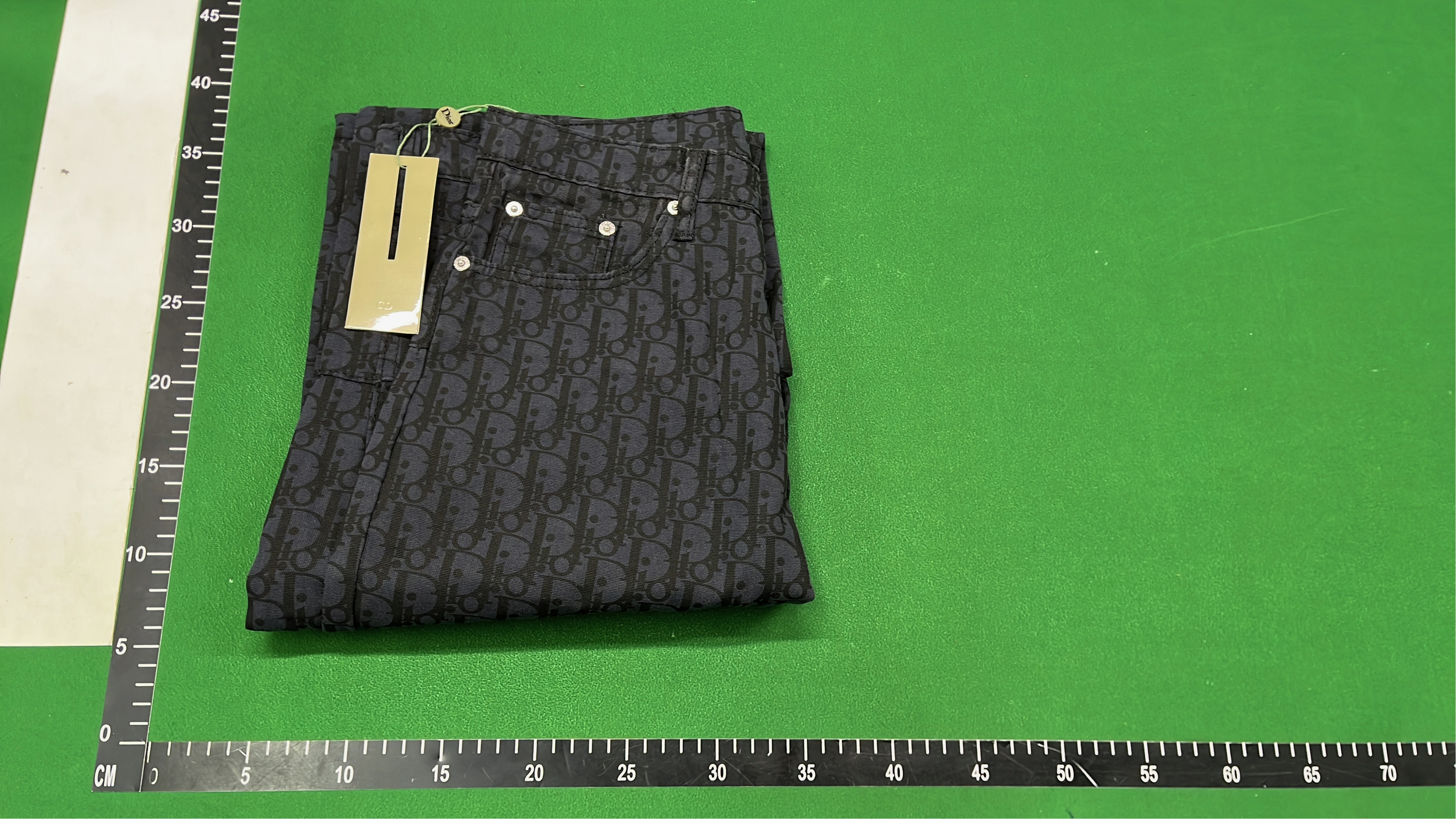 Dior Black Patterned Trousers for Men