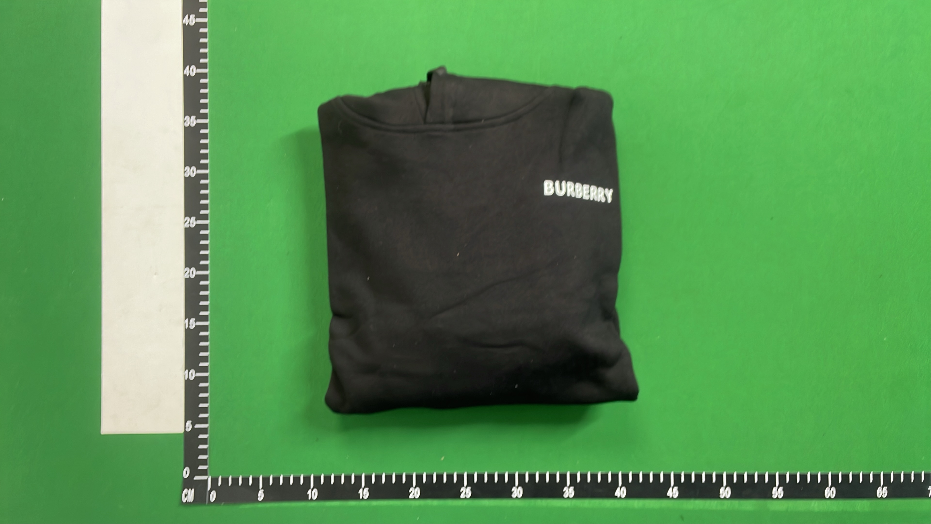 Burberry Black Hoodie with Knight Logo