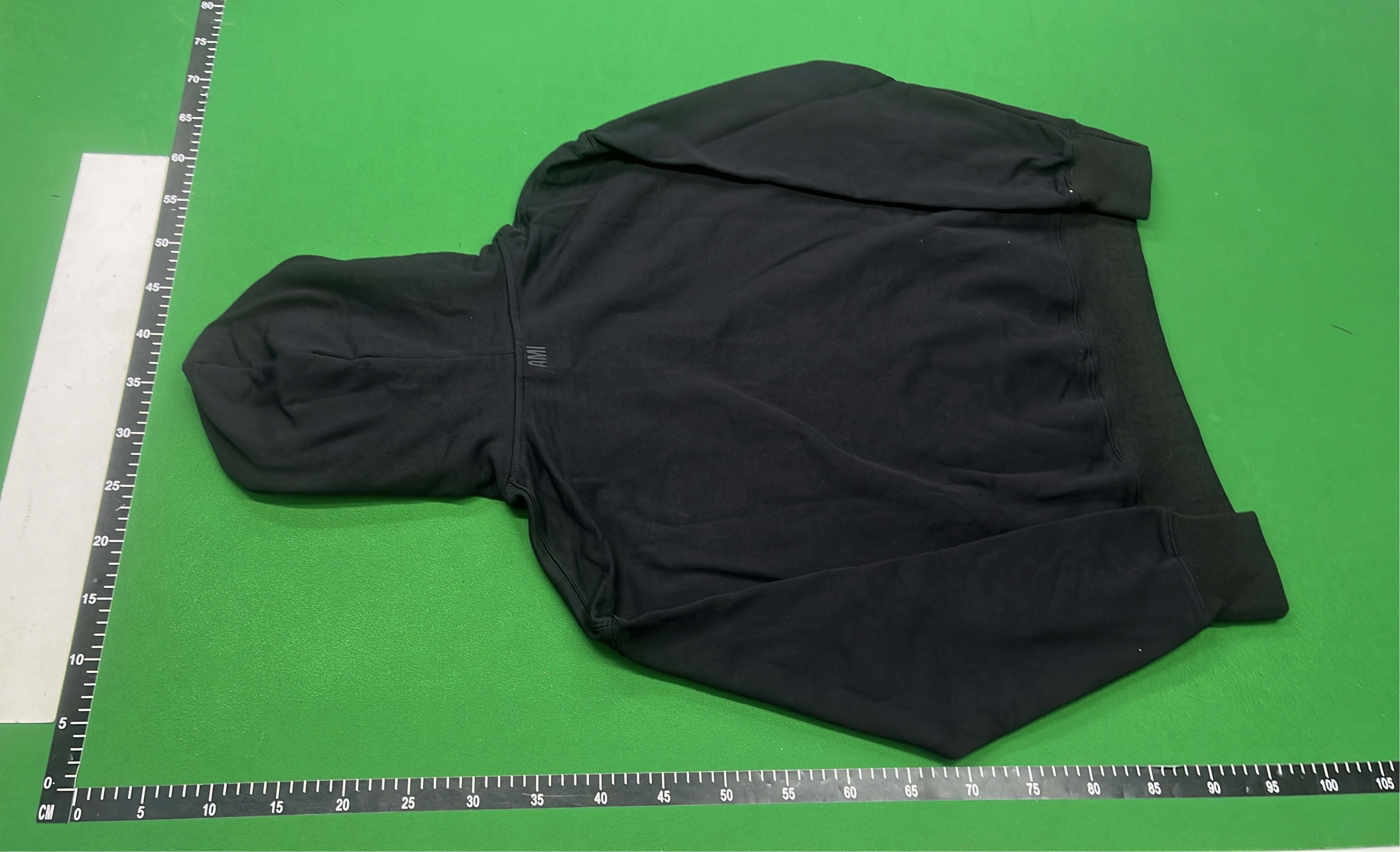 AMI Gray Heart Logo Hoodie Sweatshirt