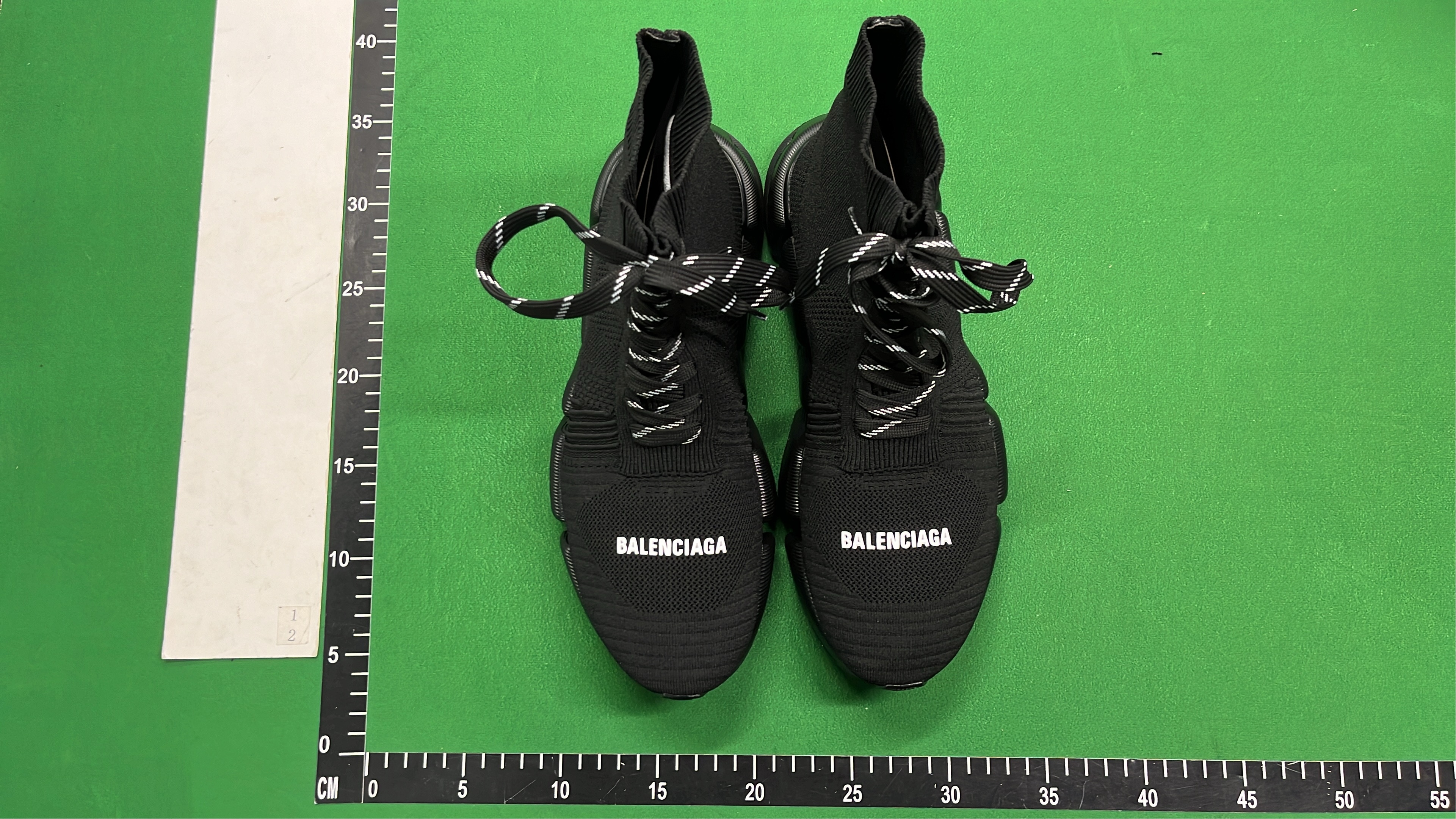 Balenciaga Speed Trainer Sneakers Black Knit High-Top Shoes