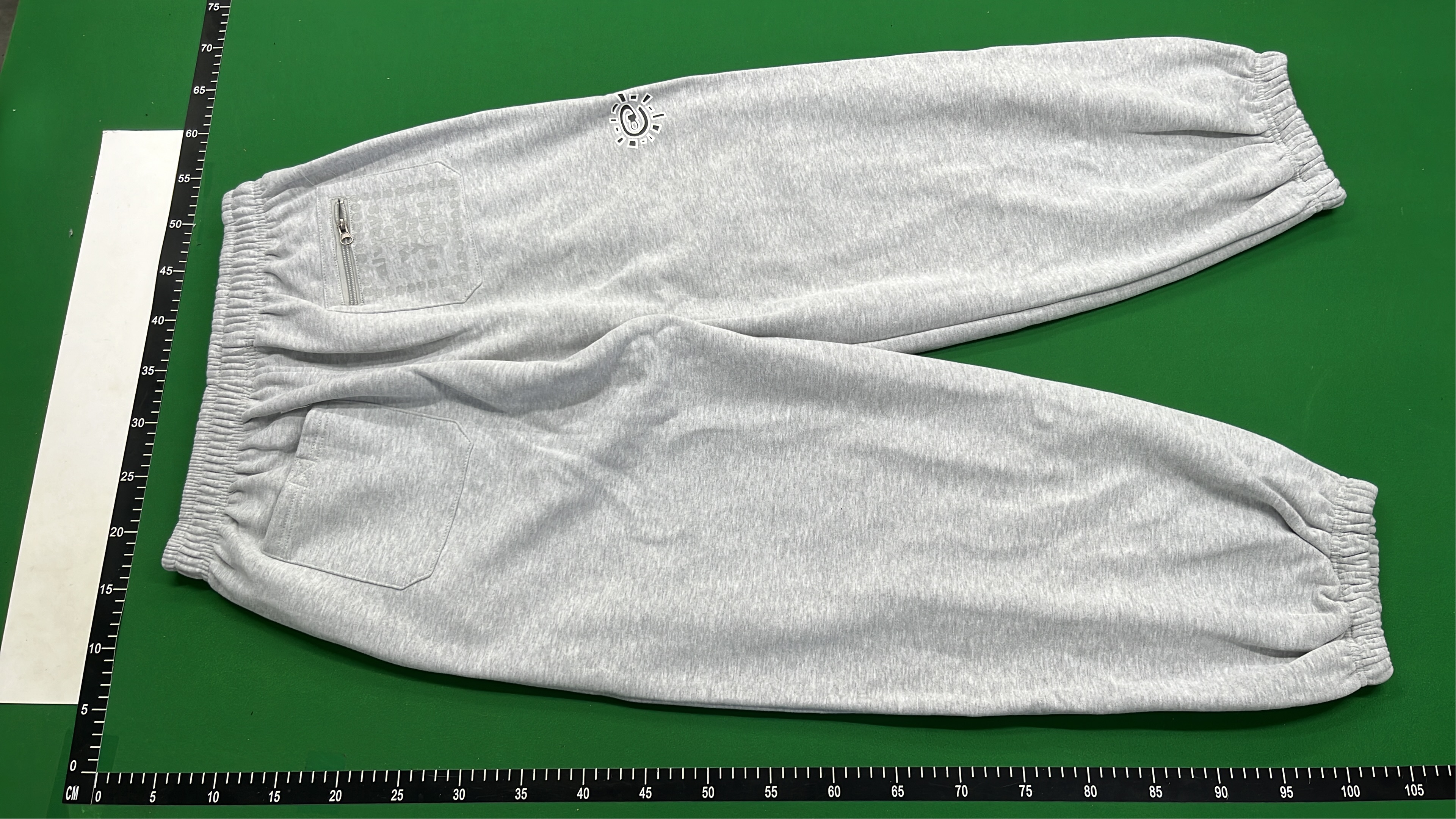 Green Logo Sweatpants for Men Women