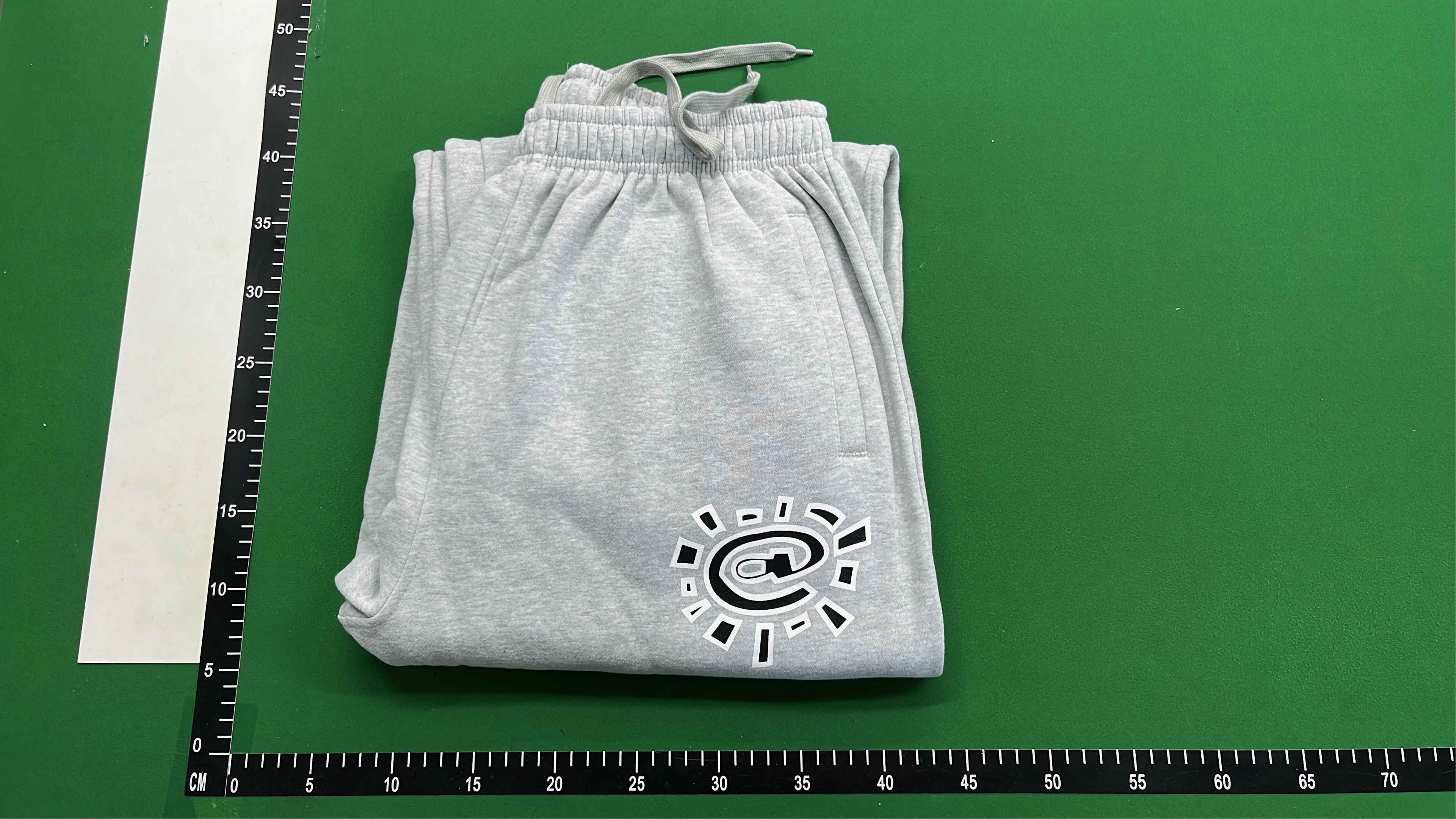 Green Logo Sweatpants for Men Women