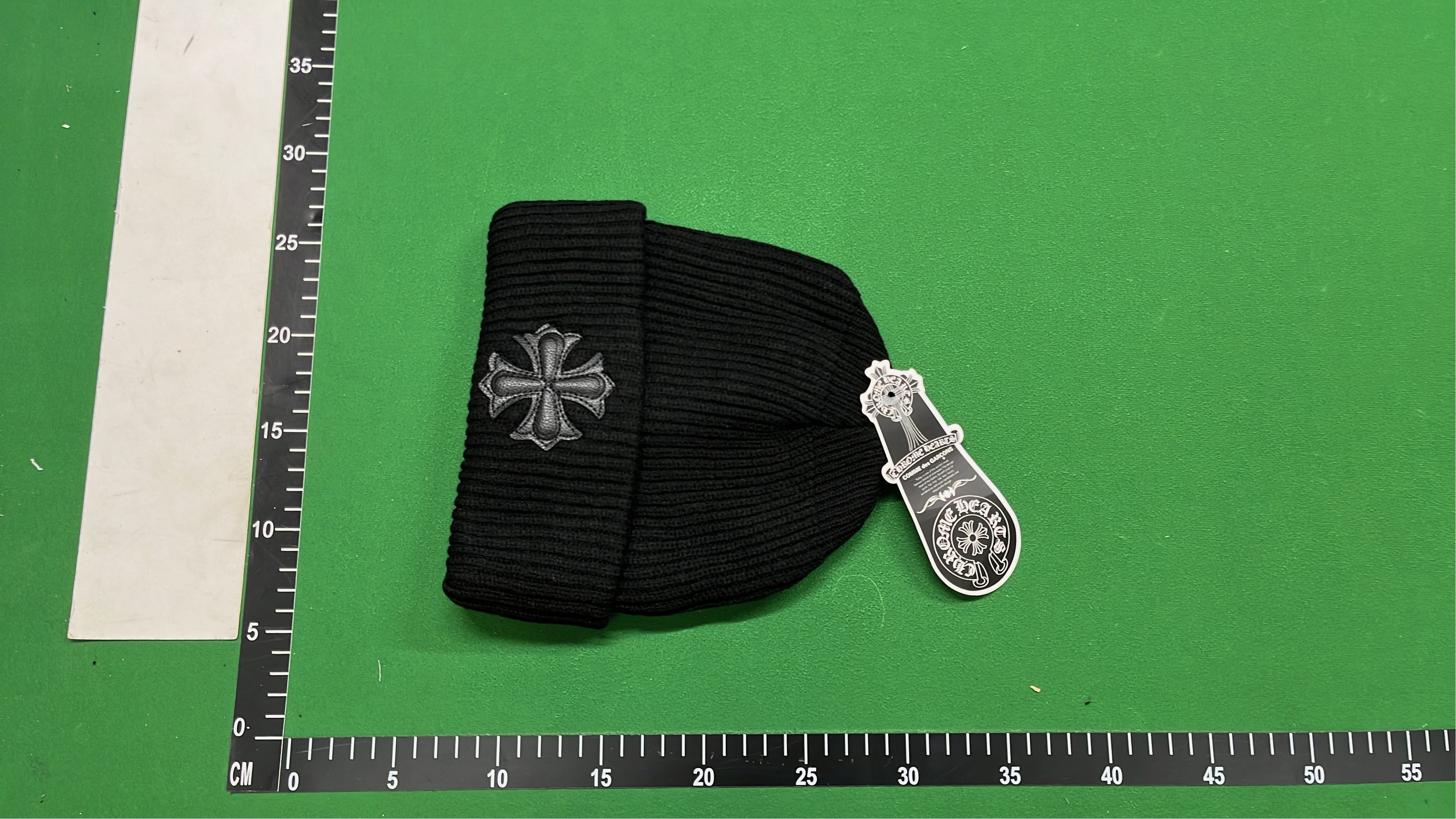 Chrome Hearts Knit Beanie Hat with Cross Logo