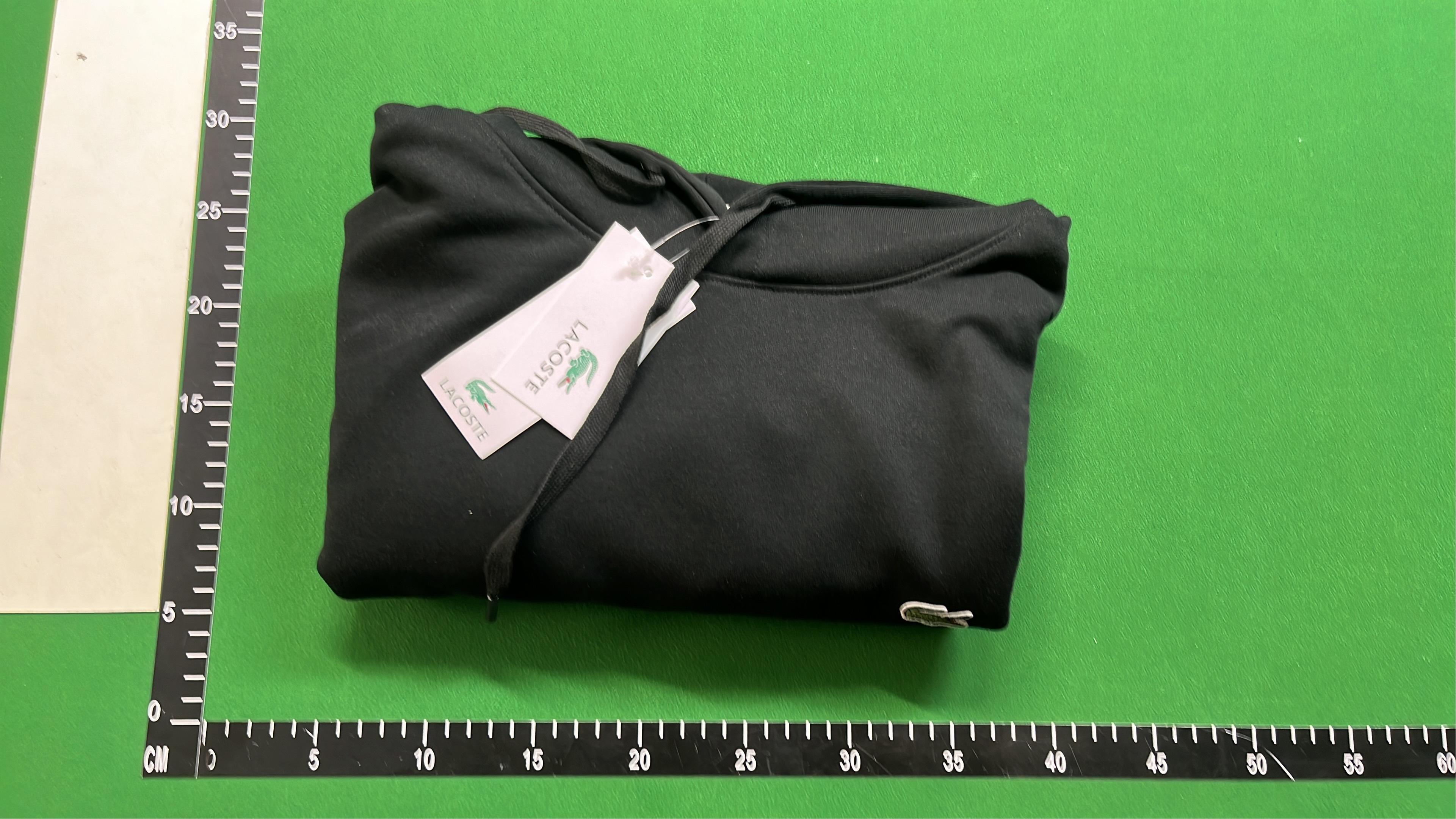 Lacoste Dark Blue Hoodie with Crocodile Logo