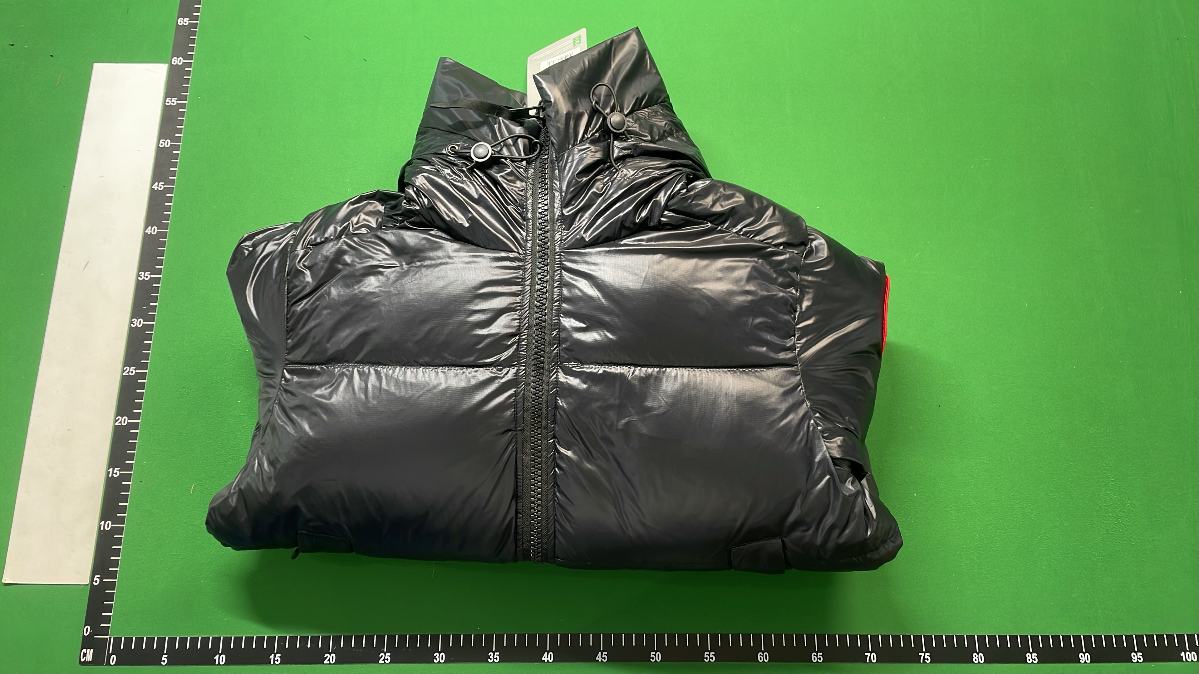 Canada Goose Silver Puffer Jacket with Hood