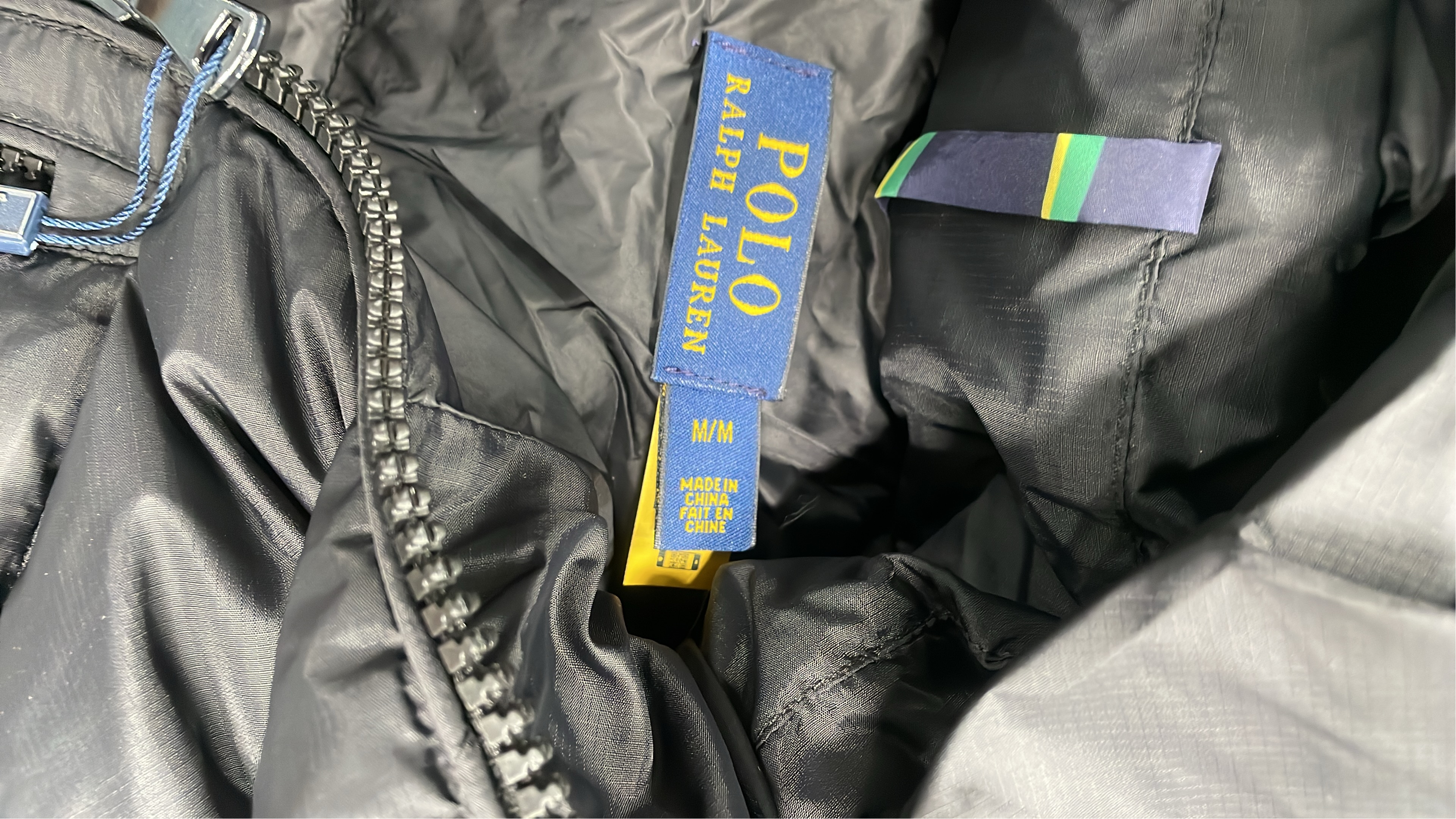 Black Down Puffer Jacket with Hood for Men