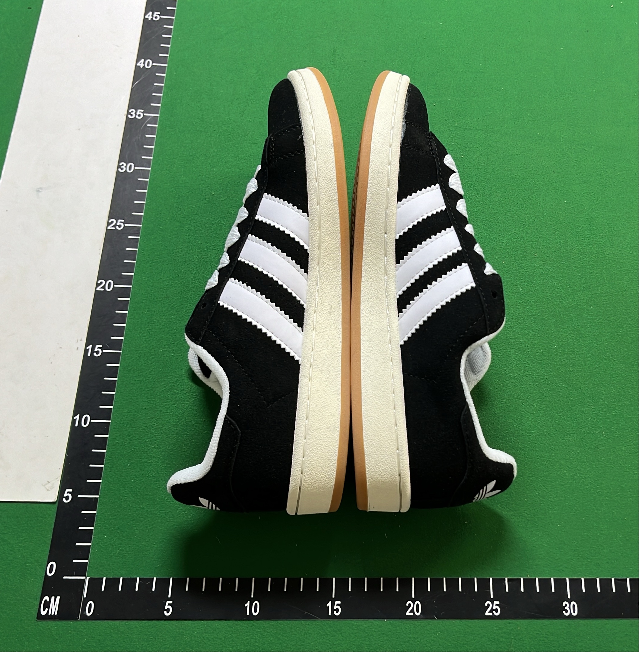 Adidas Campus Black White Suede Sneakers