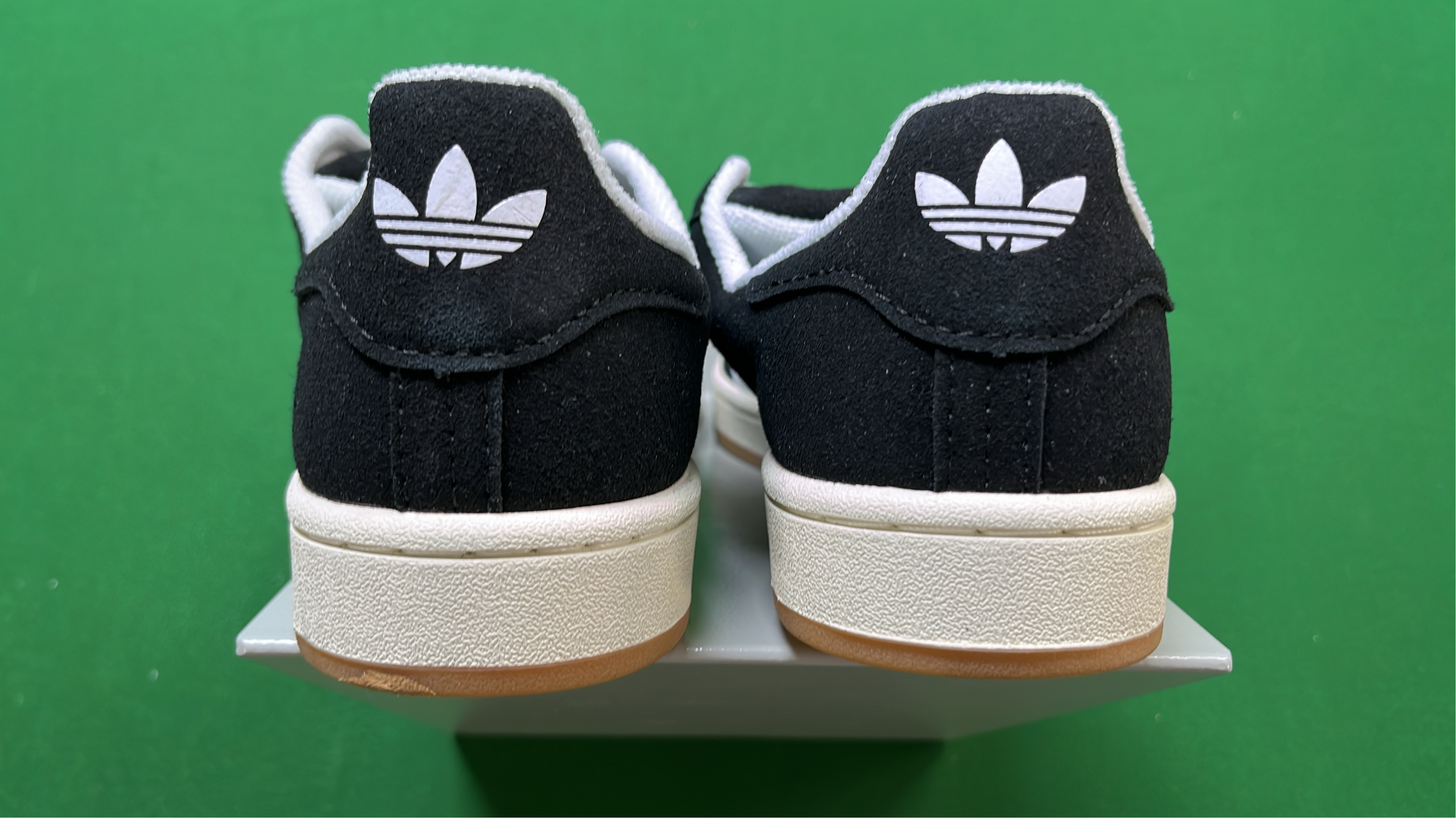 Adidas Campus Black White Suede Sneakers