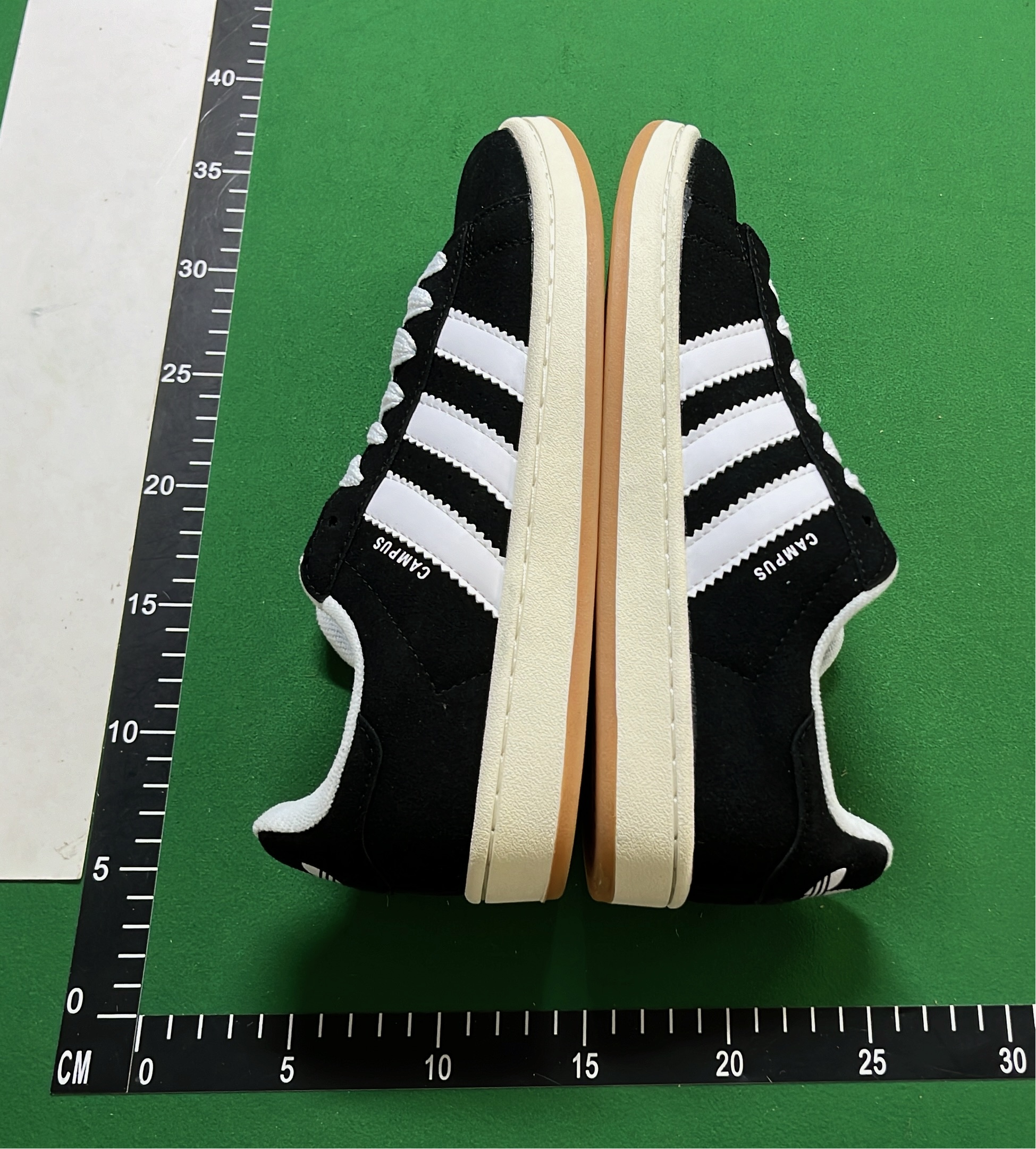 Adidas Campus Black White Suede Sneakers