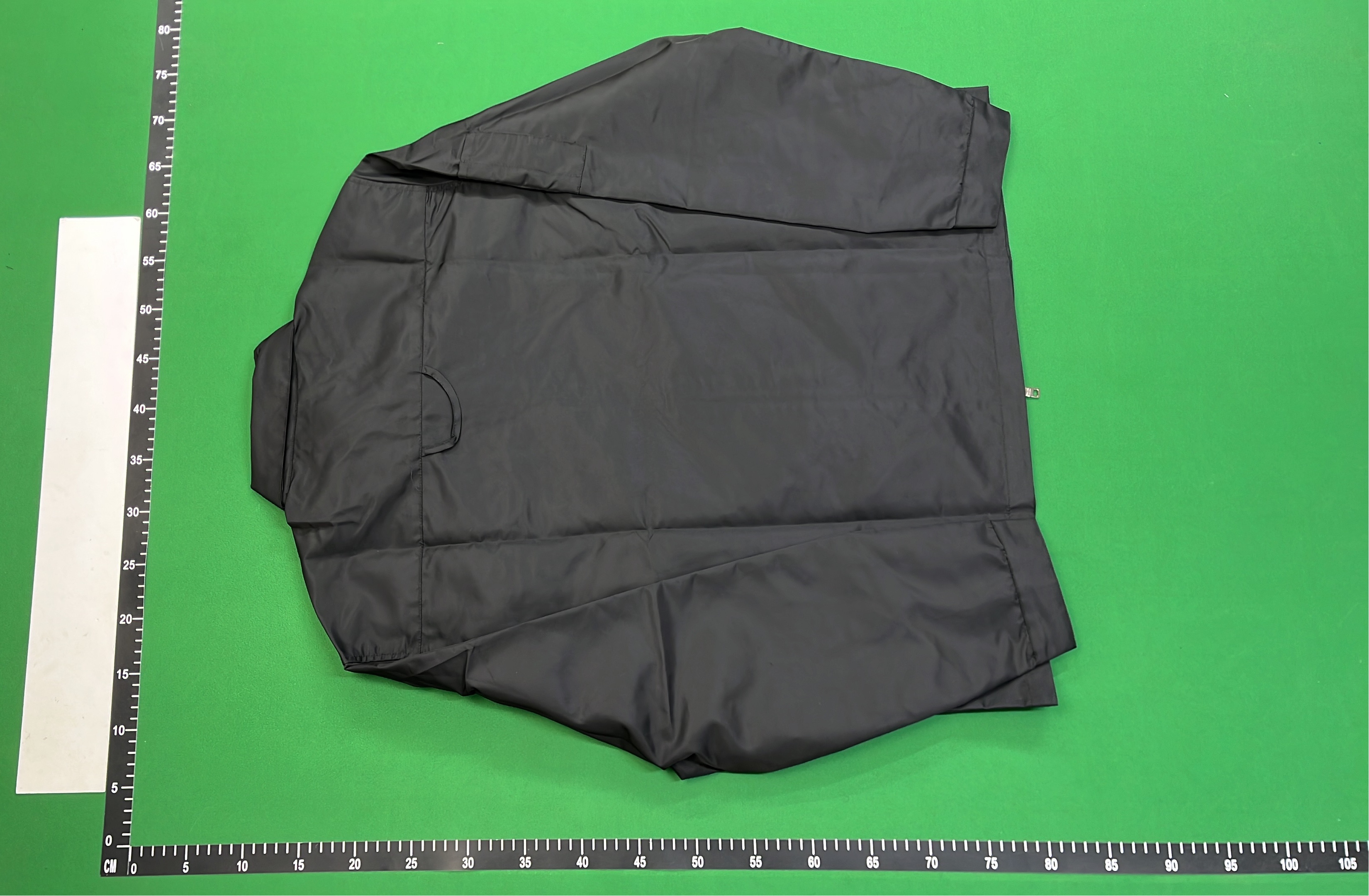 Prada Black Zip-Up Jacket with Logo Patch