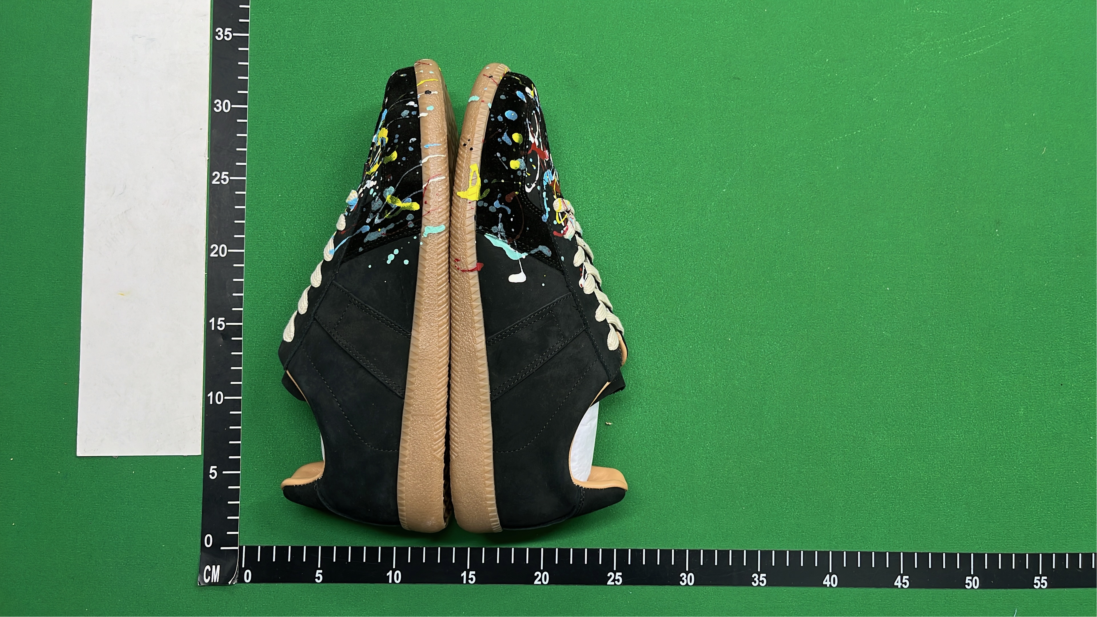 Gucci Ace Paint Splatter Sneakers Black