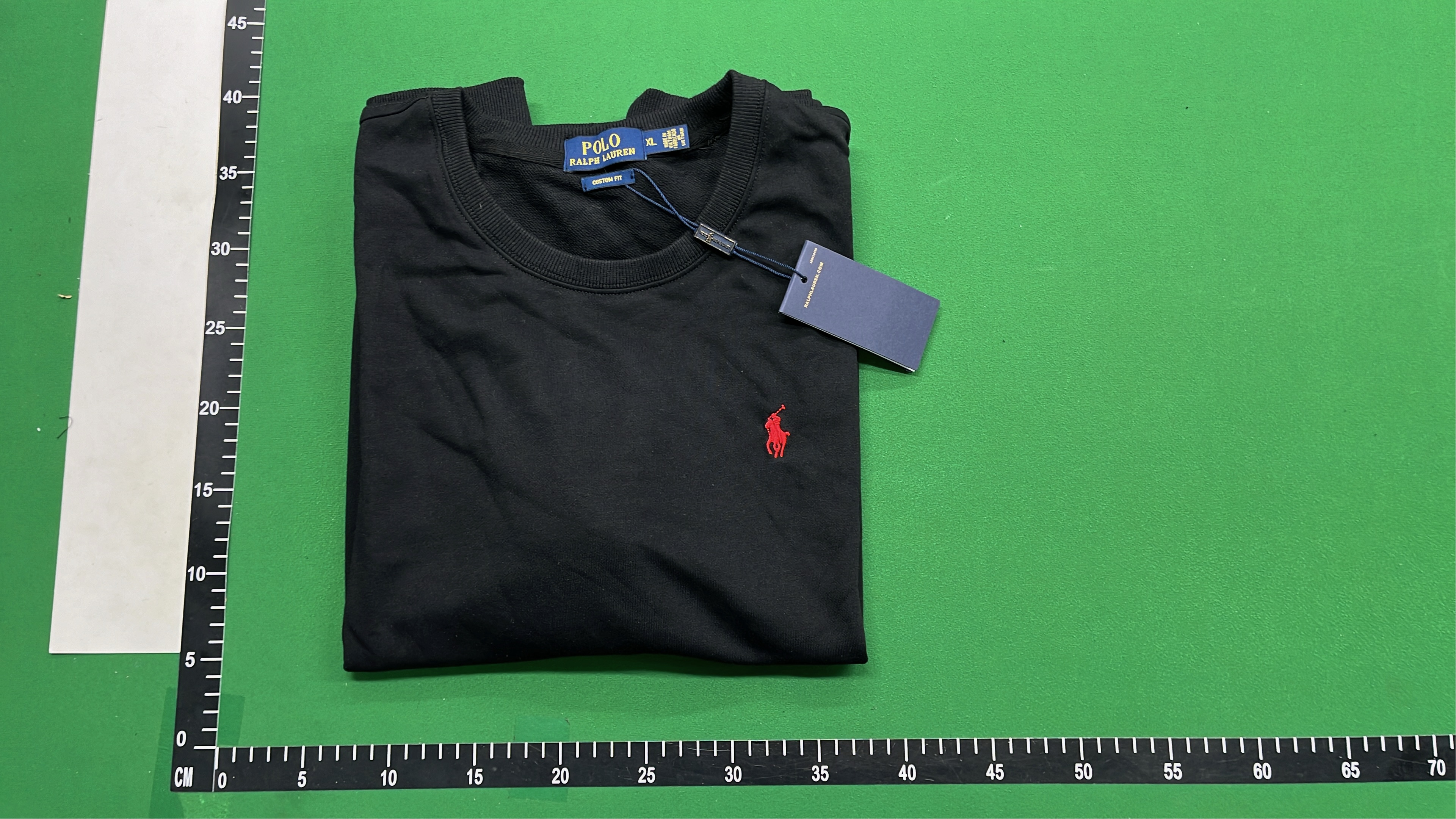 Men's Classic Fit Crewneck Sweater in Navy Blue