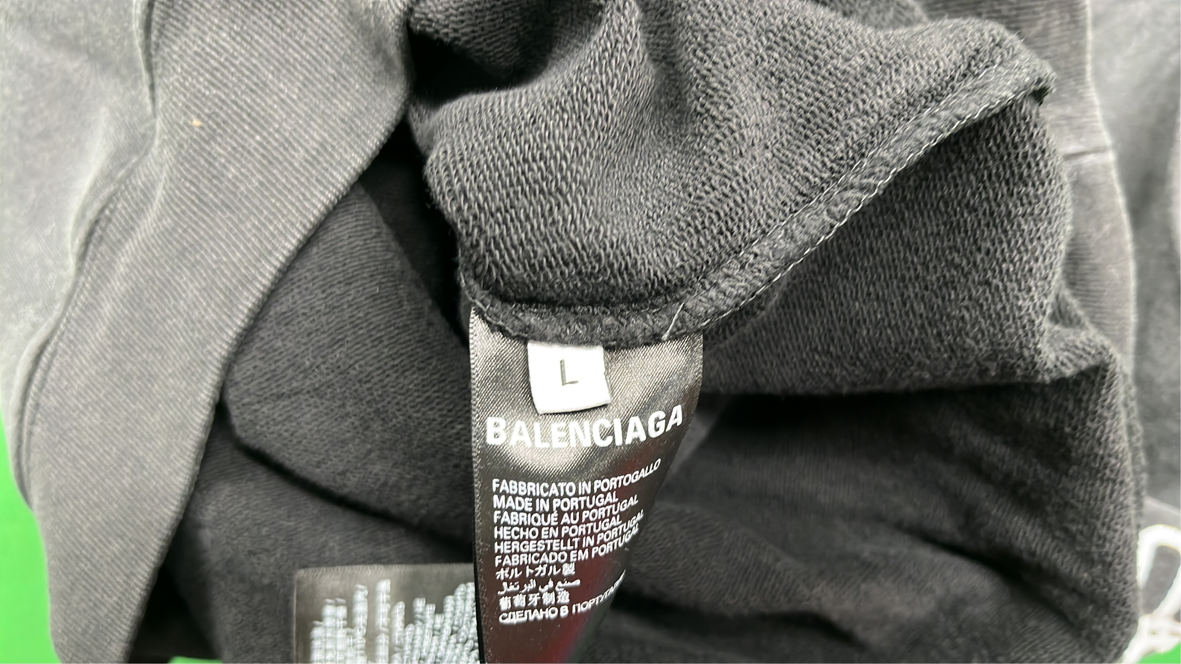 Balenciaga BB Paris Hoodie White Graffiti Logo Sweatshirt