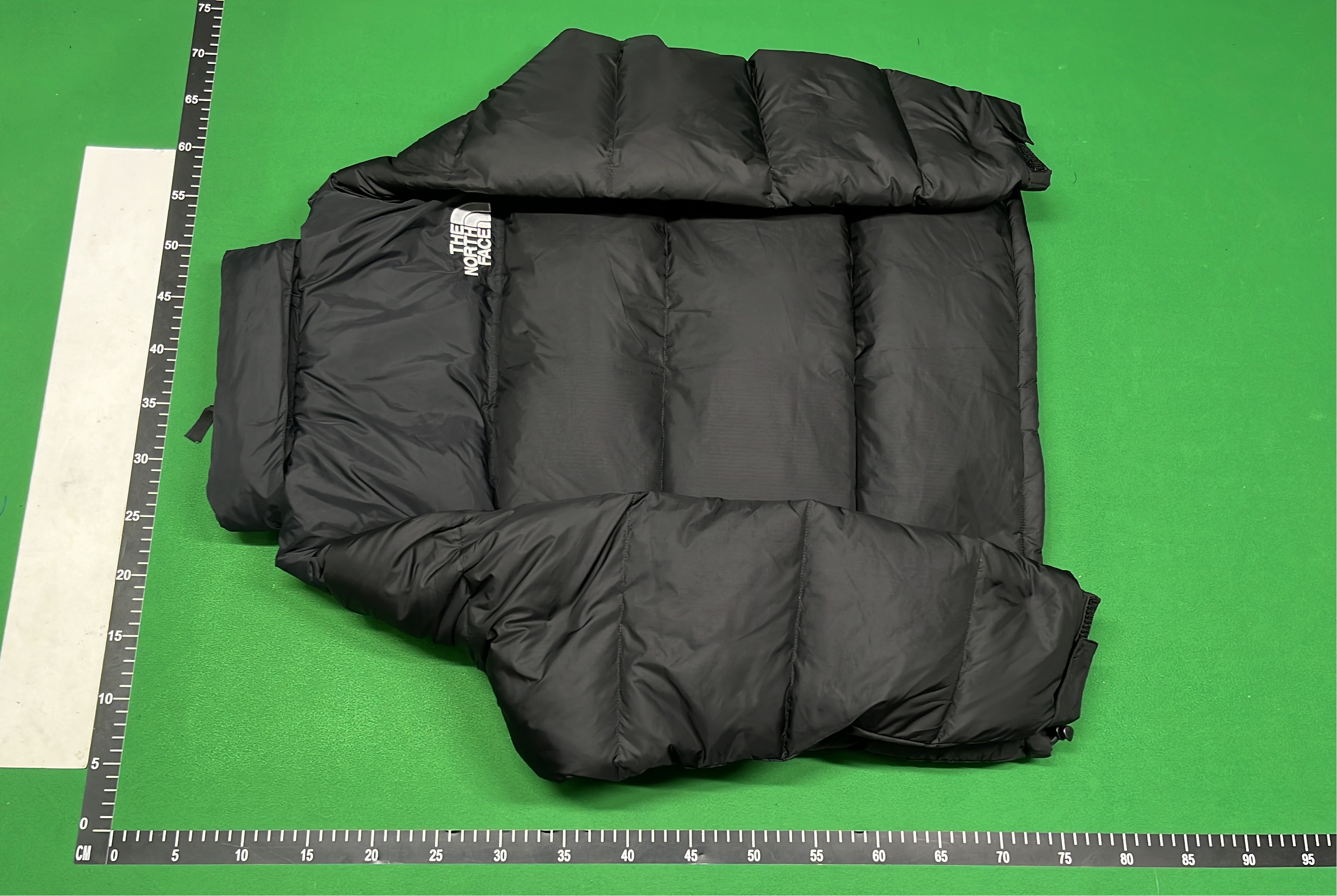 The North Face Nuptse Jacket Green Black