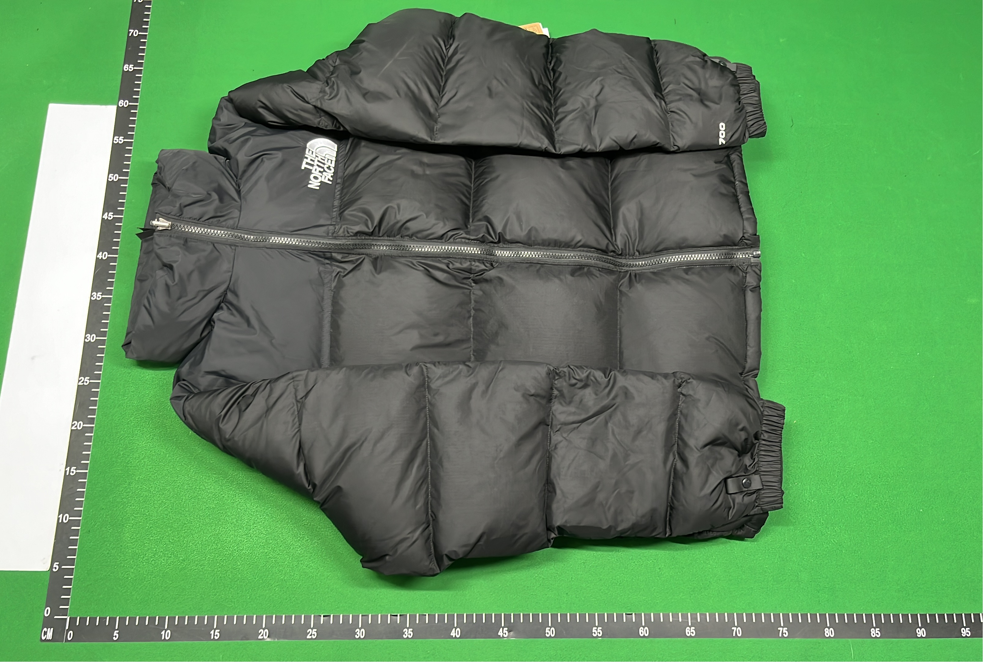 The North Face Nuptse Jacket Green Black