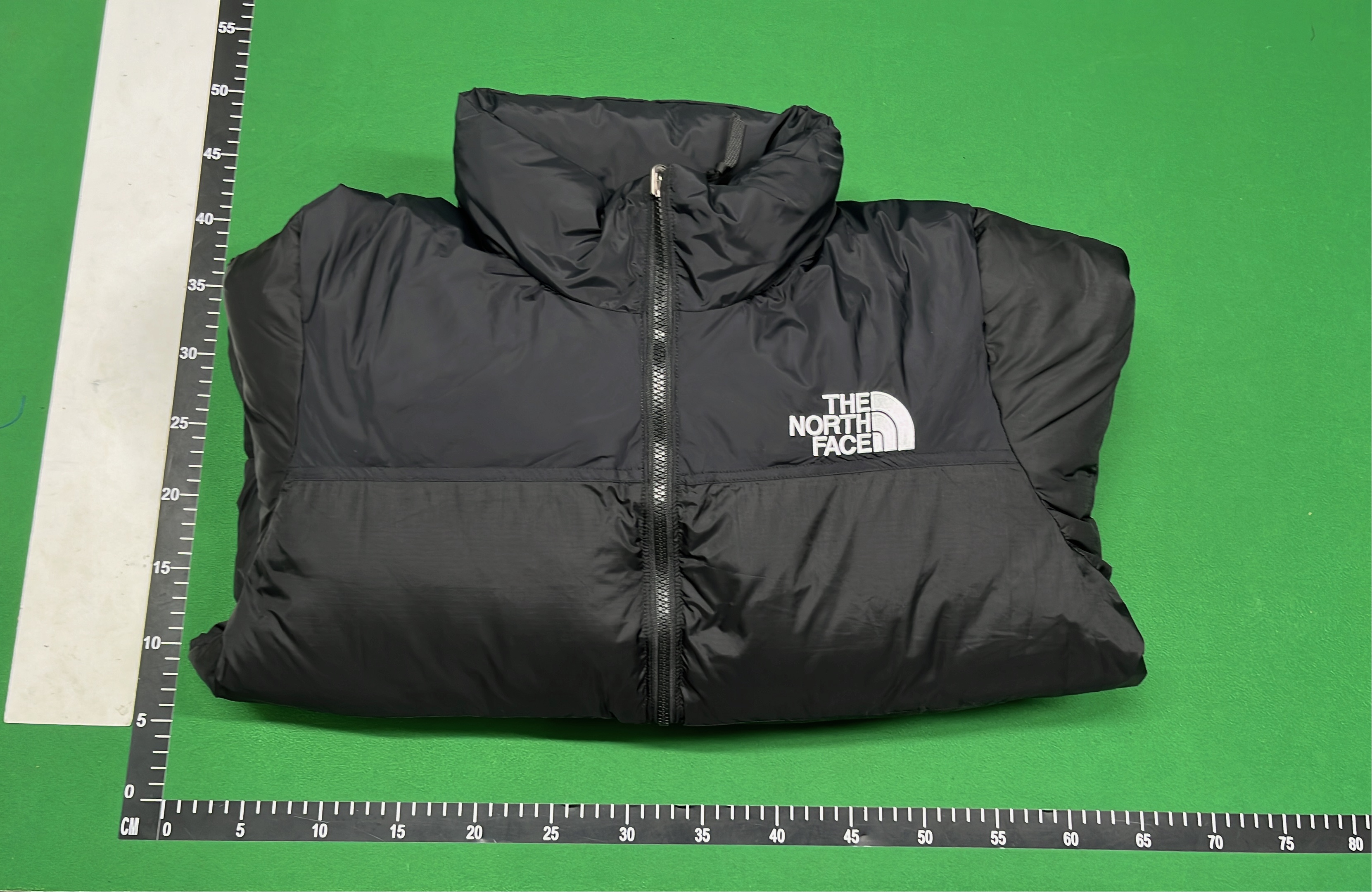 The North Face Nuptse Jacket Green Black