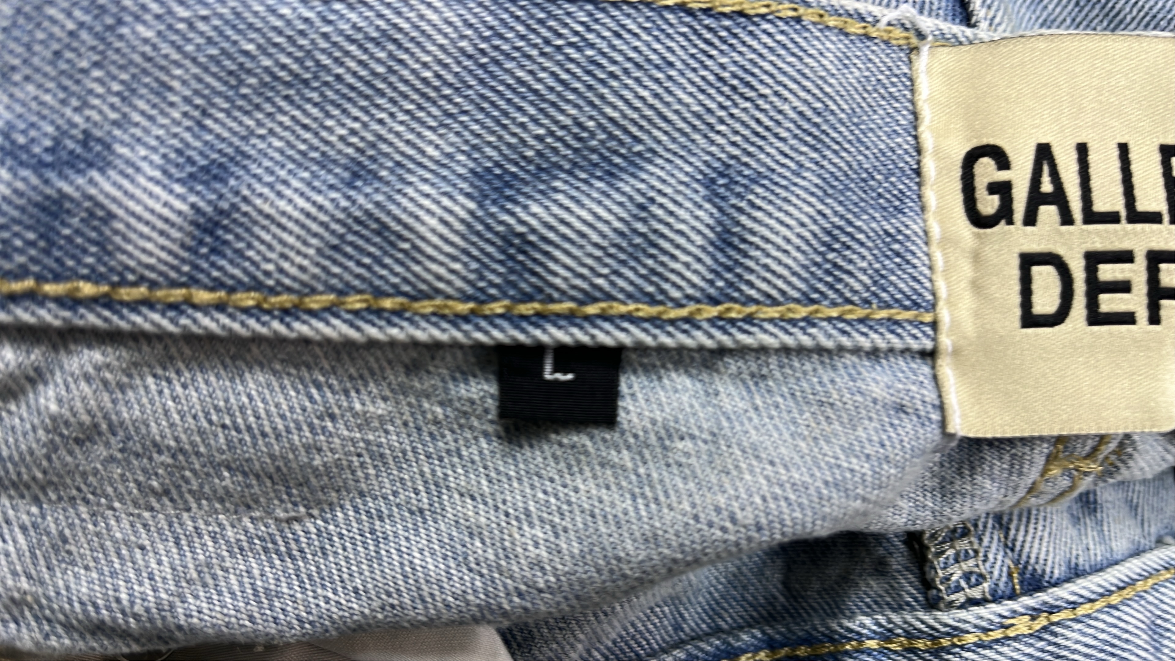 Women's Wide Leg Jeans with Frayed Hem and Color Block Design