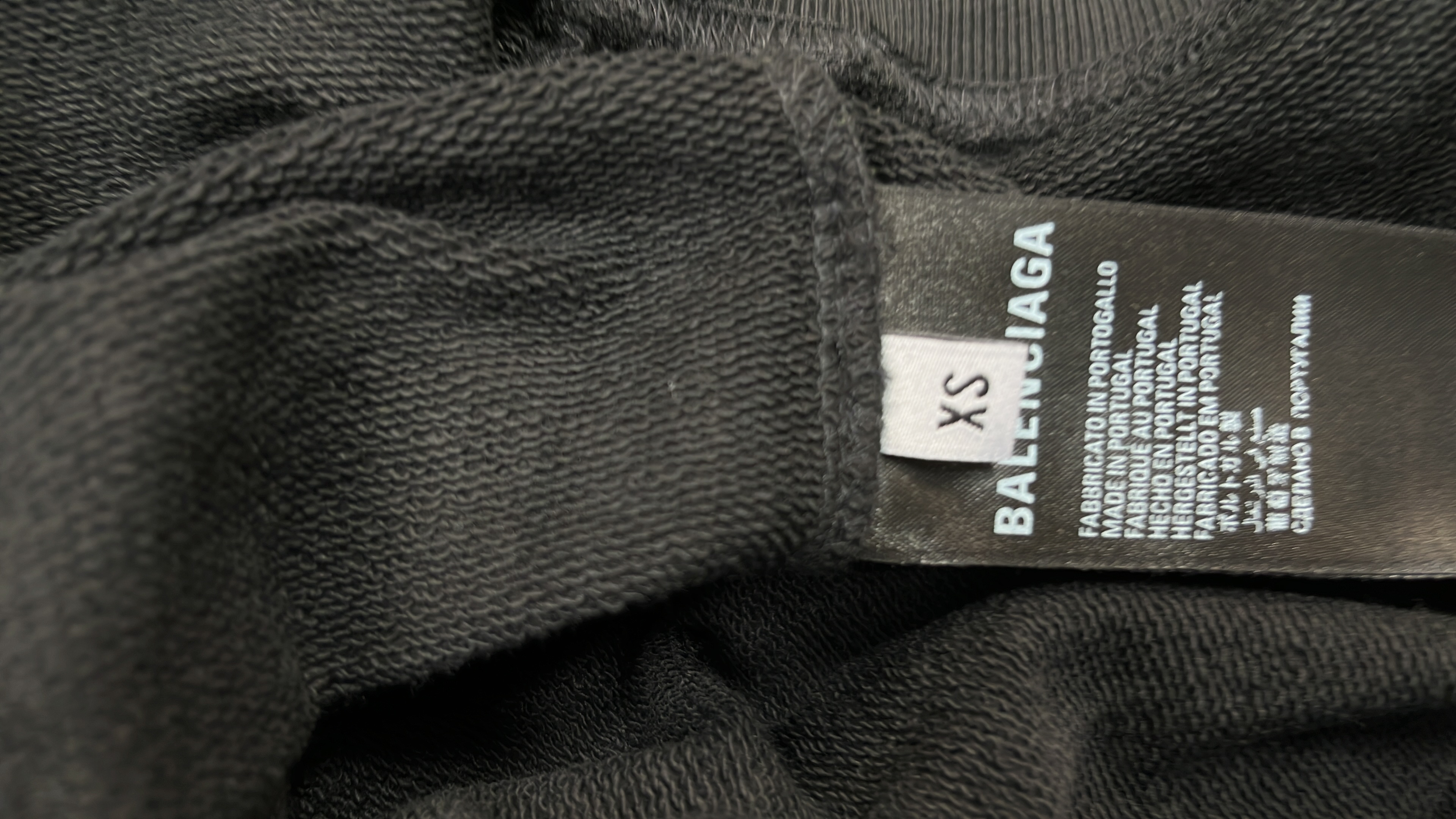 Balenciaga Hoodie with Orange Logo Print