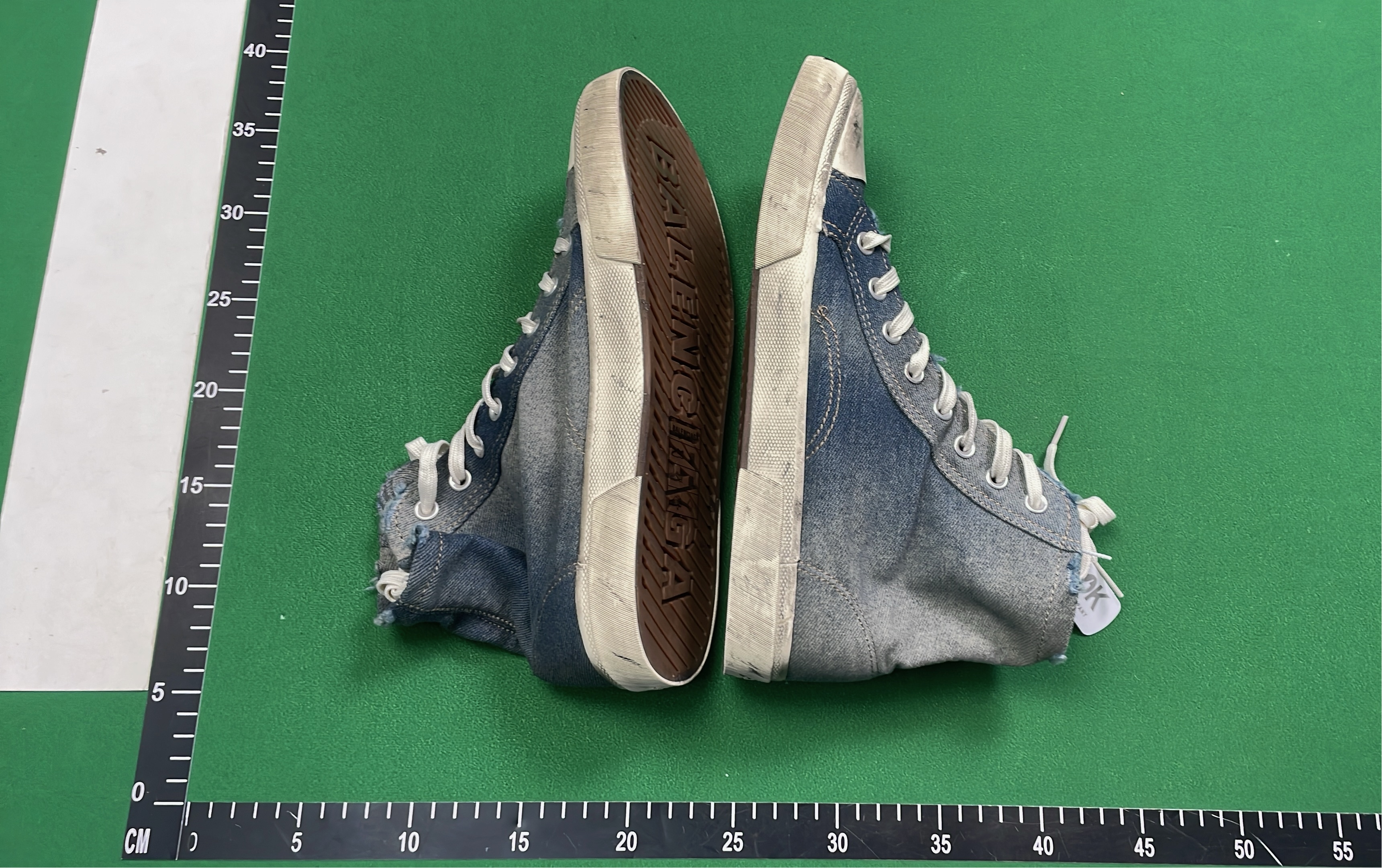 Black High Top Canvas Sneakers with White Sole