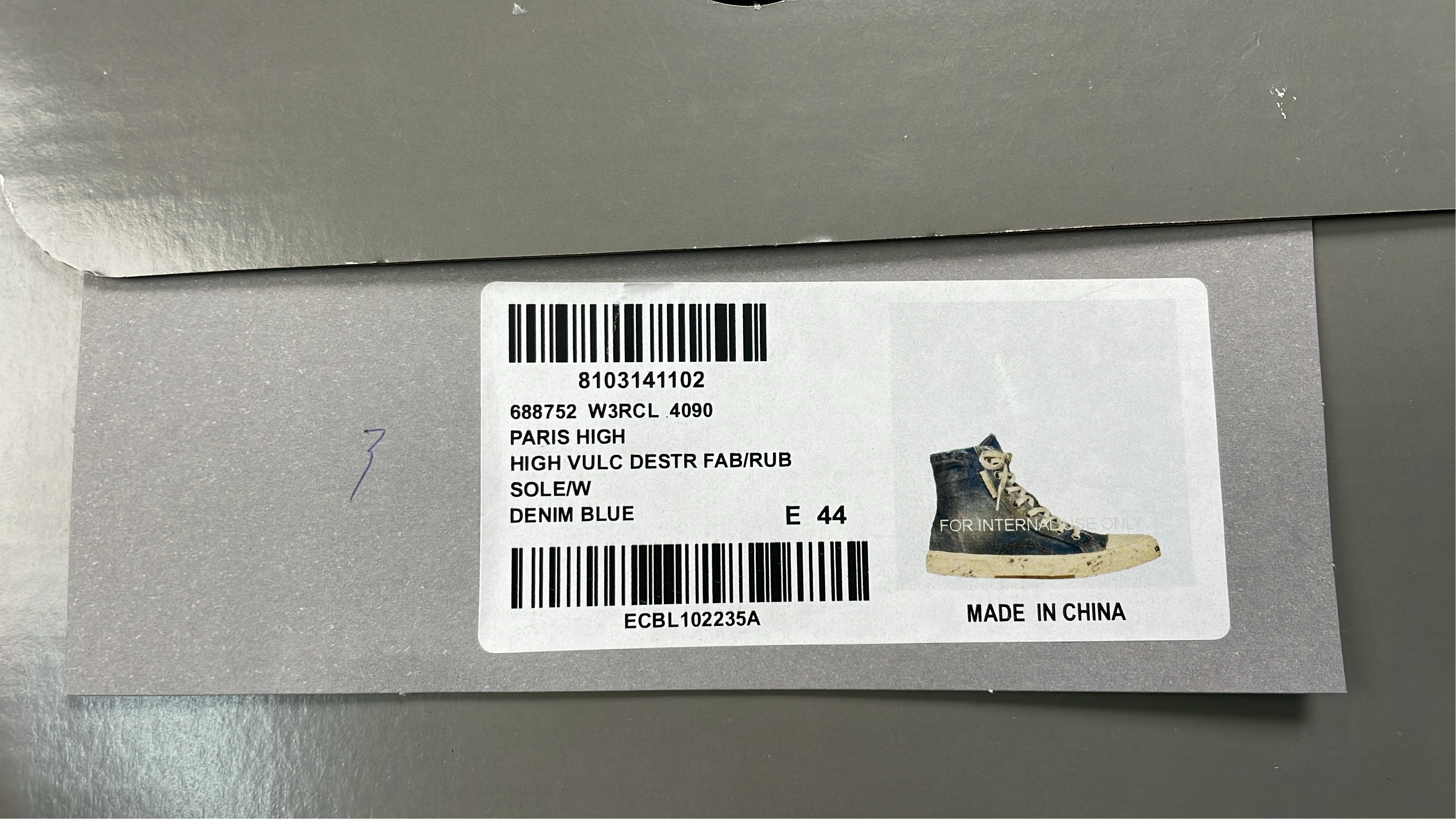 Black High Top Canvas Sneakers with White Sole