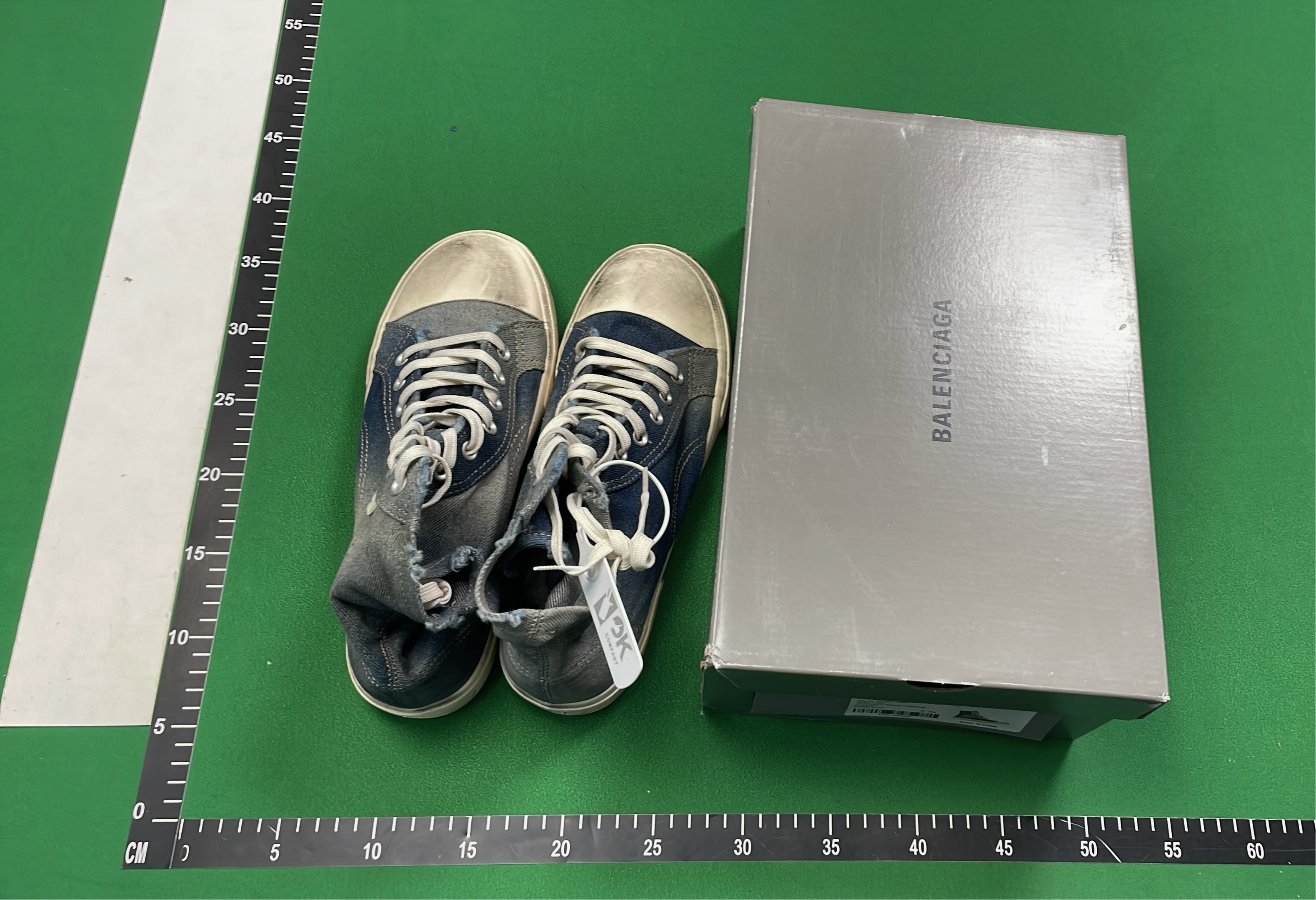 Black High Top Canvas Sneakers with White Sole