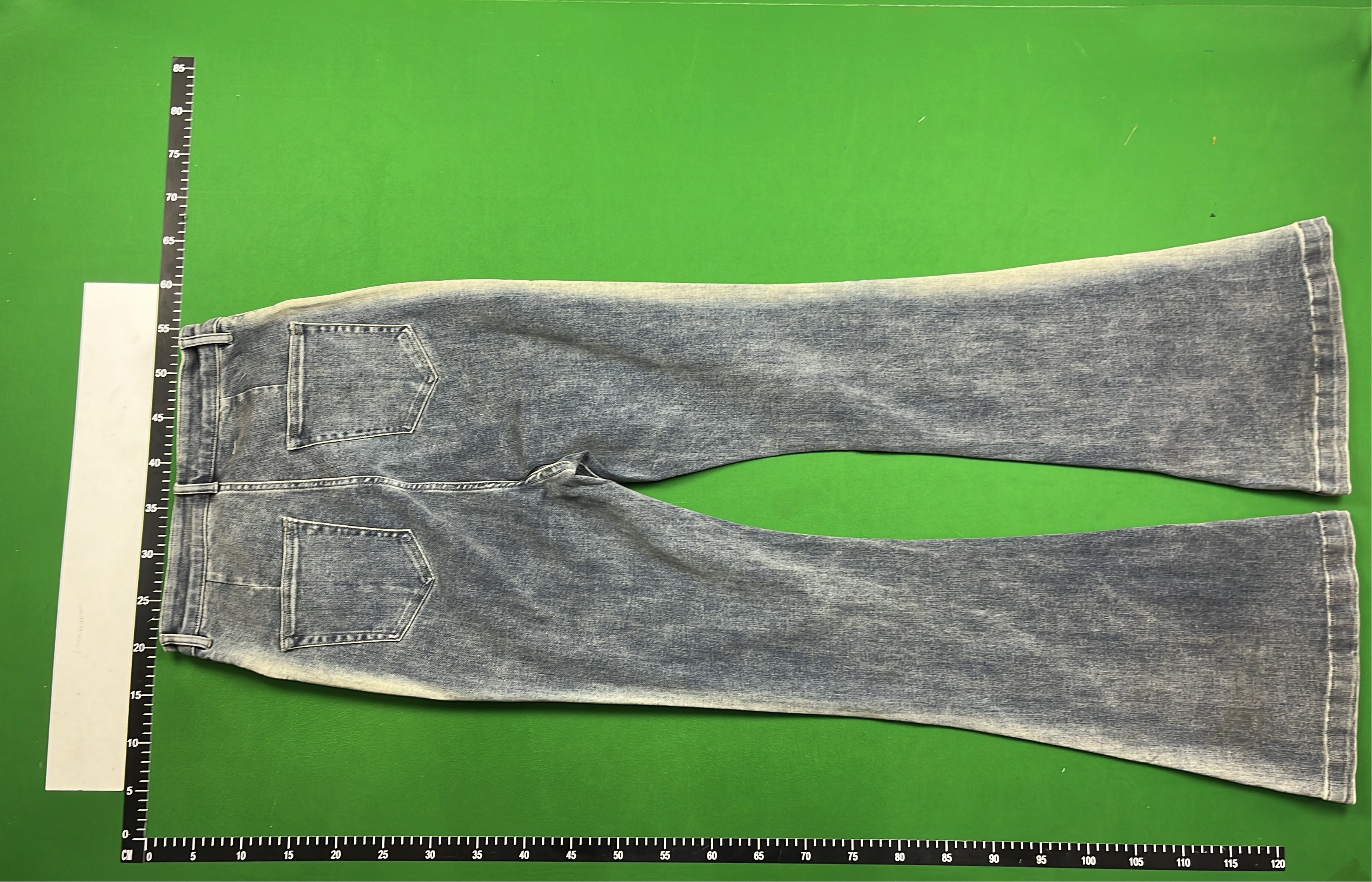 Vintage Washed Flared Denim Jeans for Women