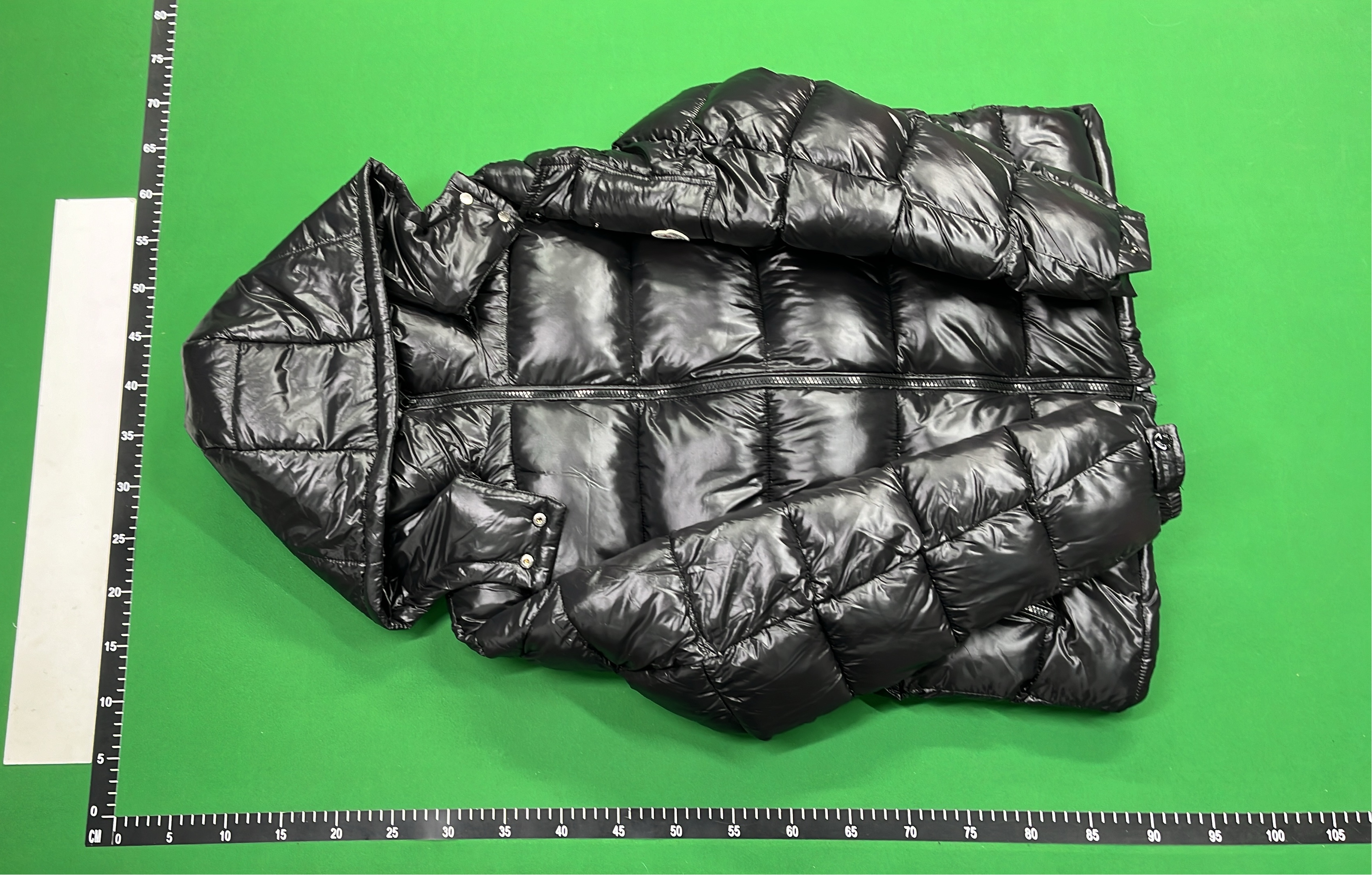 Moncler Black Puffer Jacket with Hood