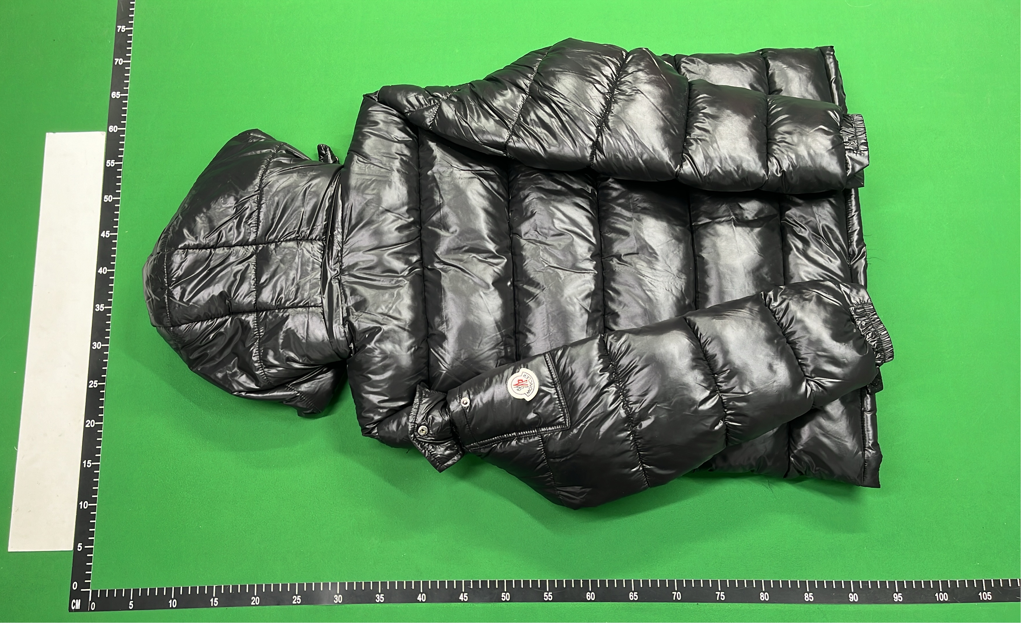 Moncler Black Puffer Jacket with Hood