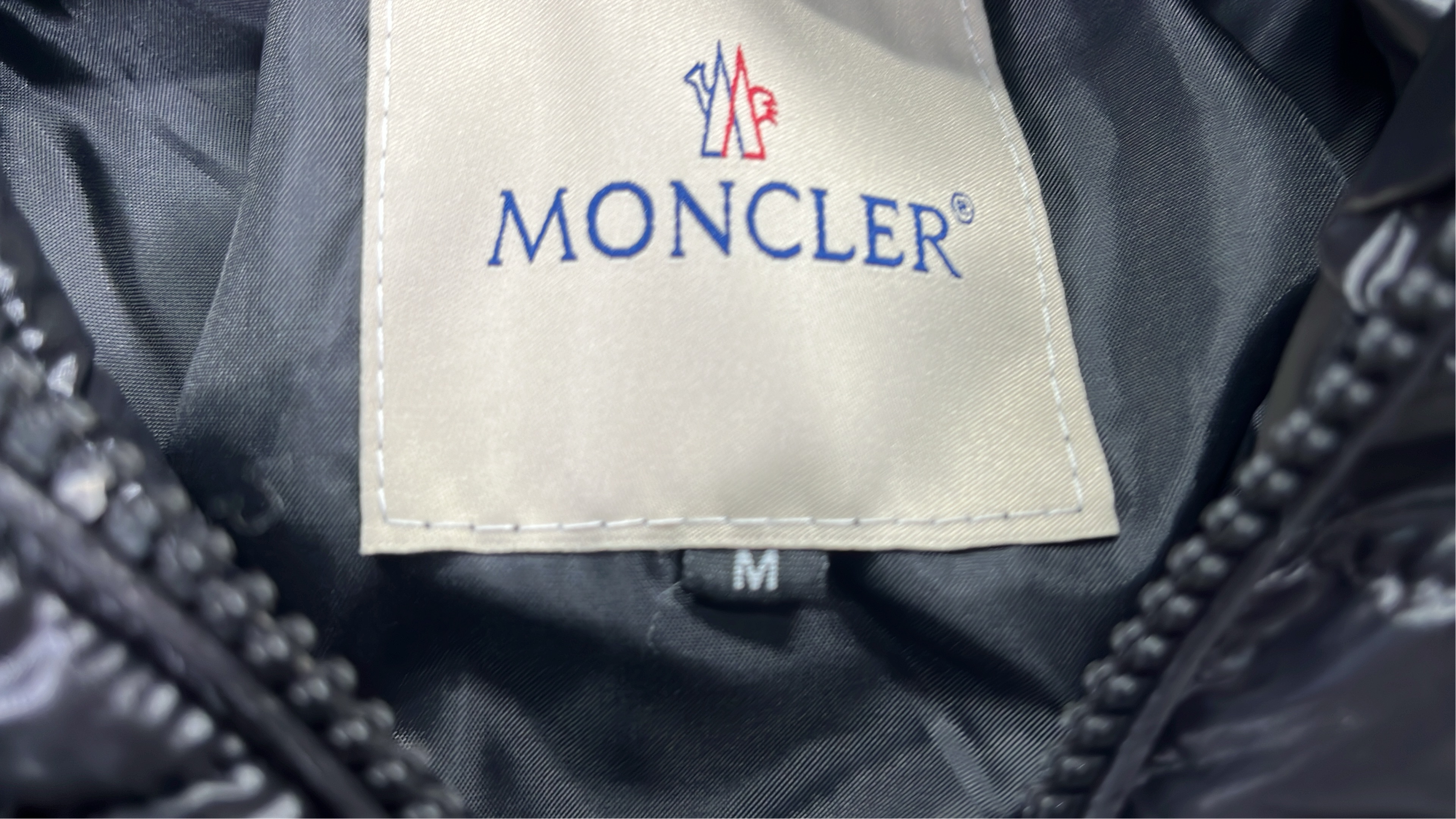 Moncler Black Puffer Jacket with Hood