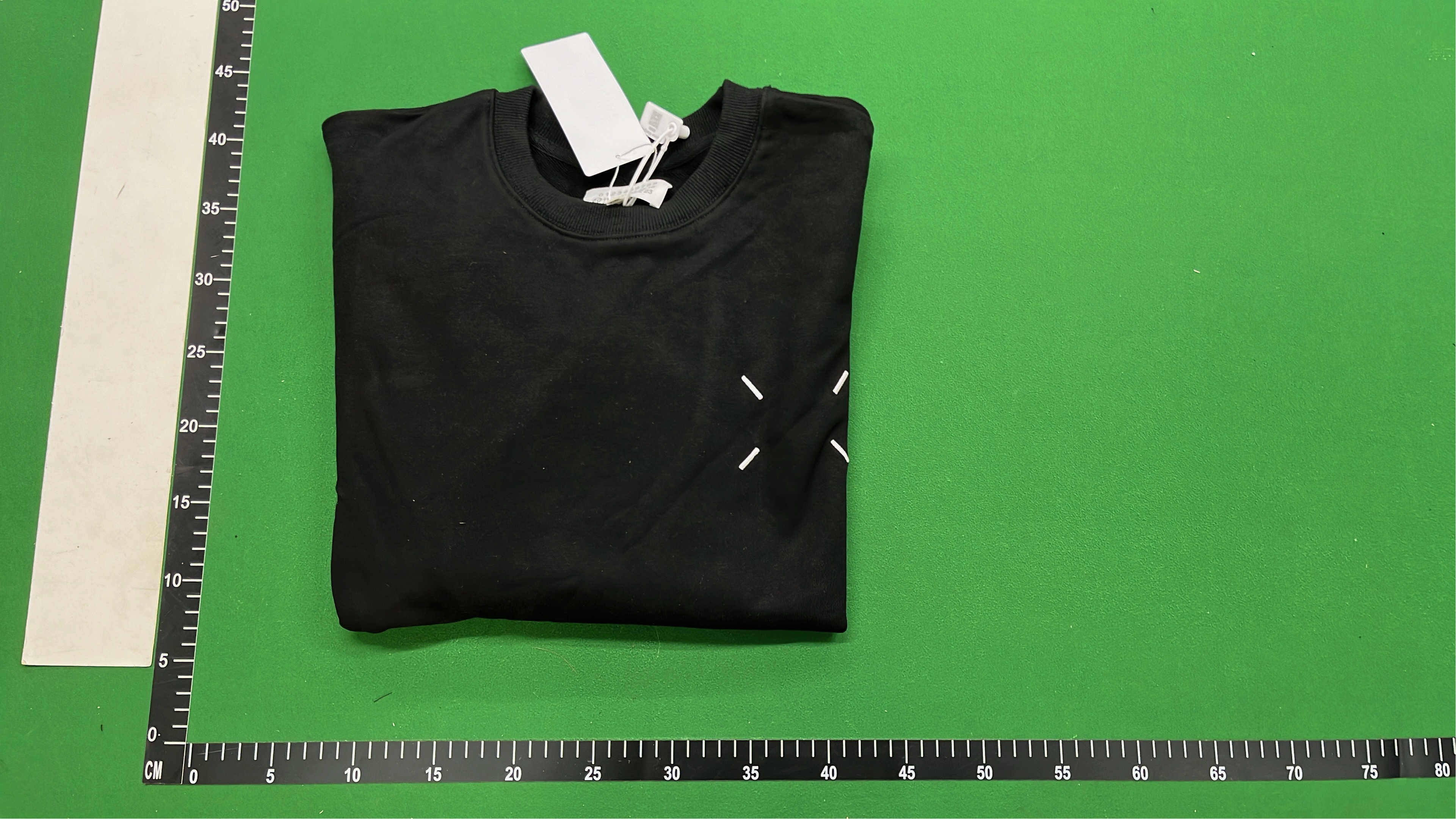 Cream Minimalist Sweatshirt with Subtle Logo Design