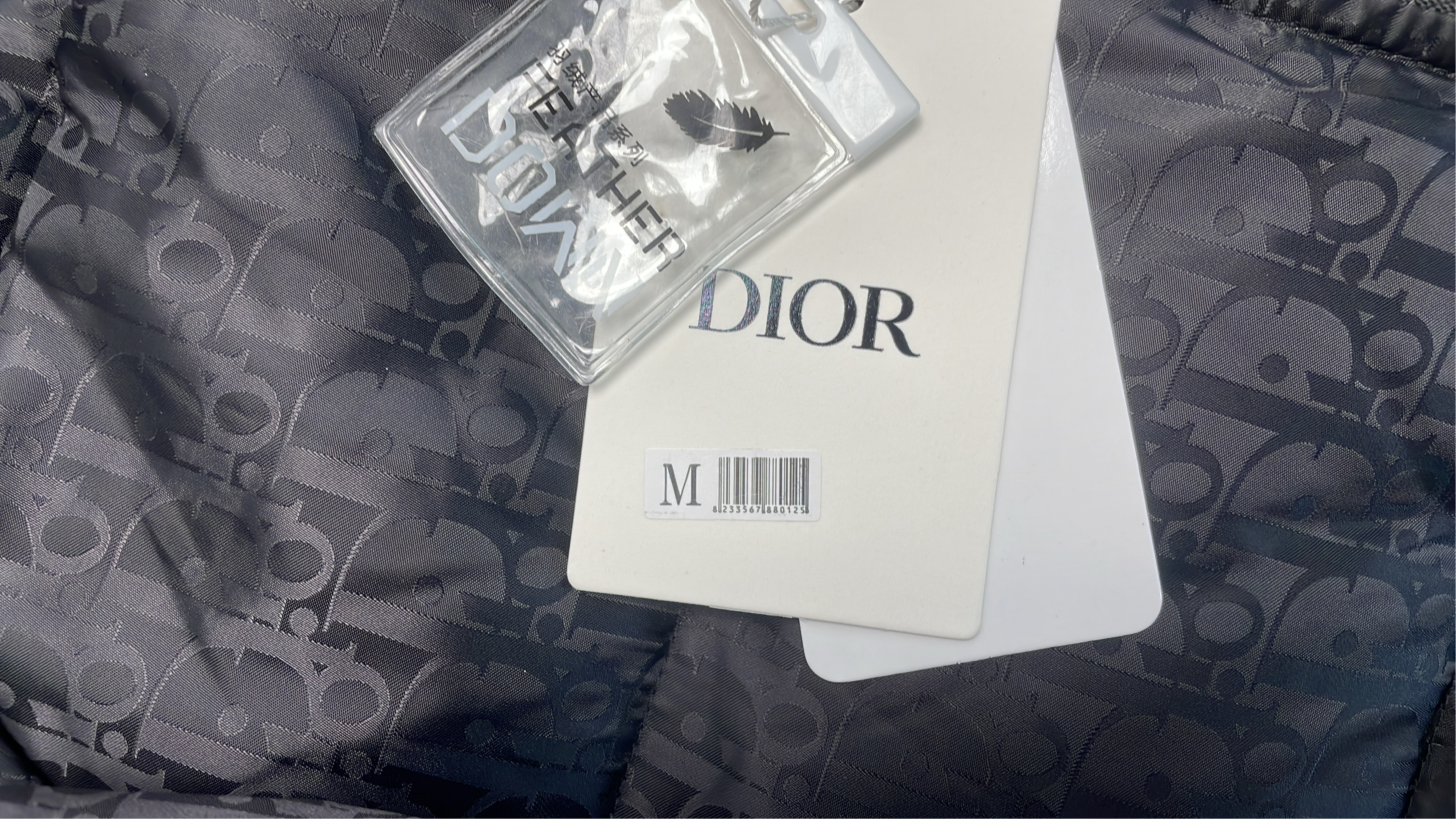 Dior Monogram Print Puffer Jacket for Men