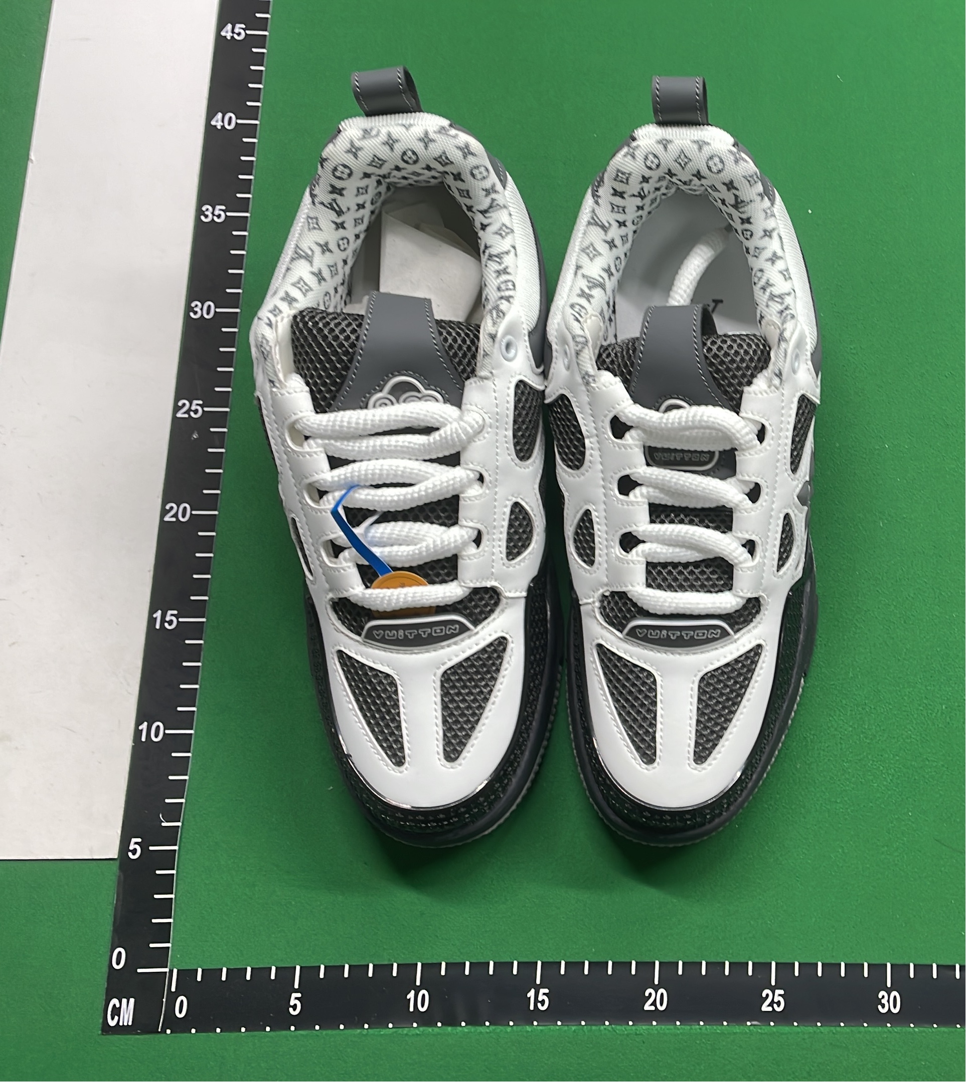 Blue LV Trainer Sneakers for Men