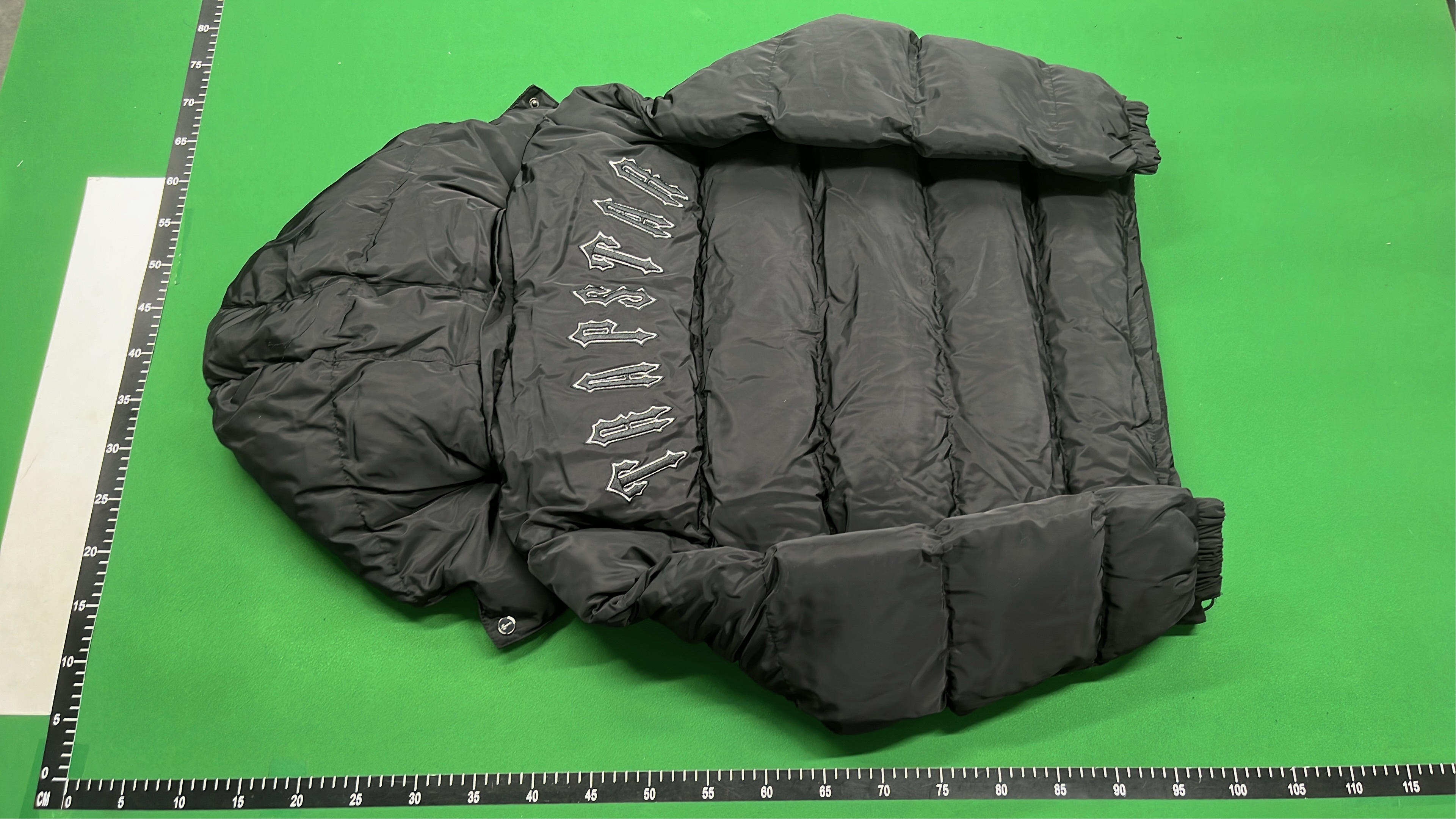 Light Blue Trapstar Puffer Jacket for Men and Women