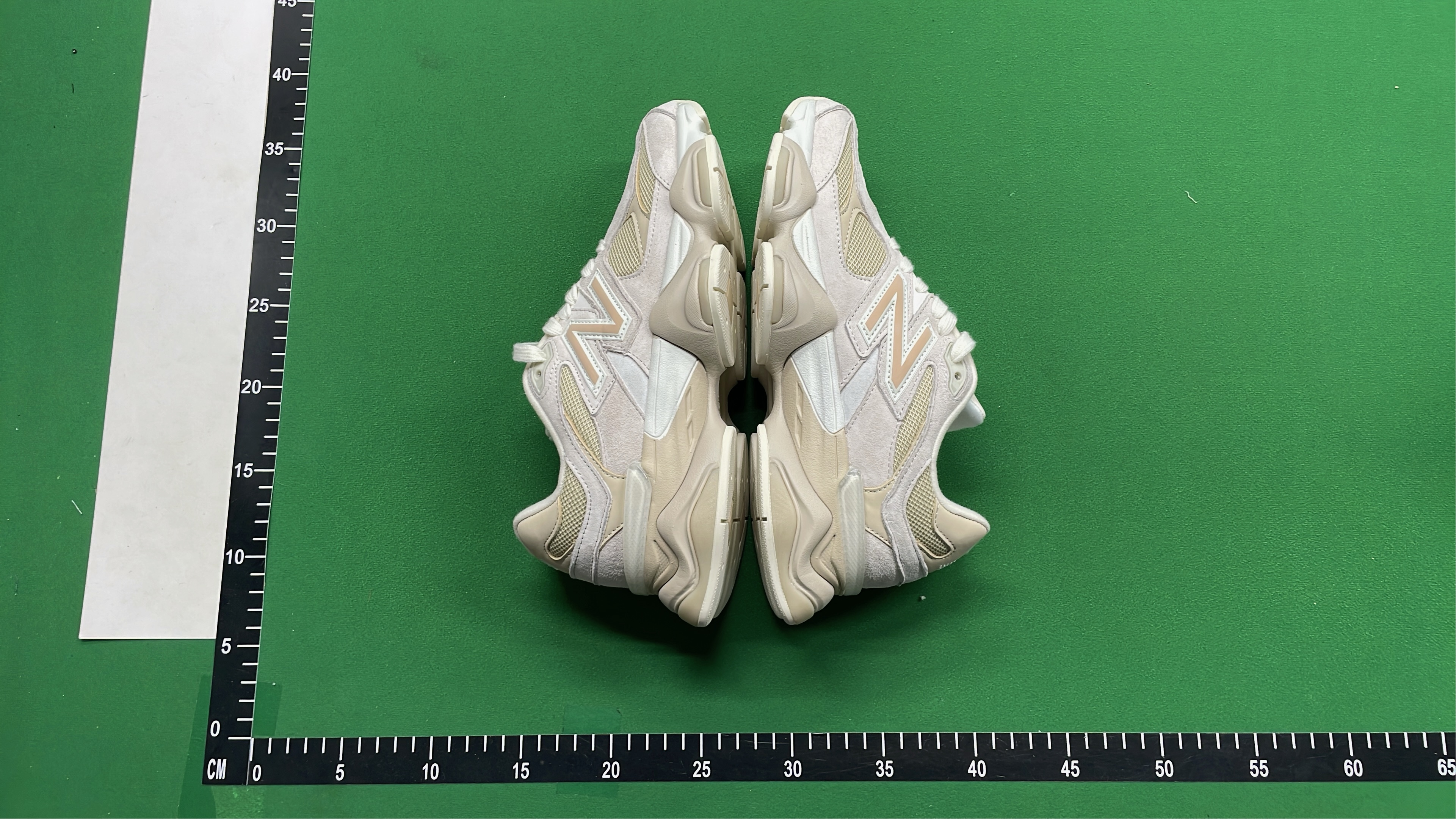New Balance 9060 Sneakers Beige Mesh Suede Running Shoes