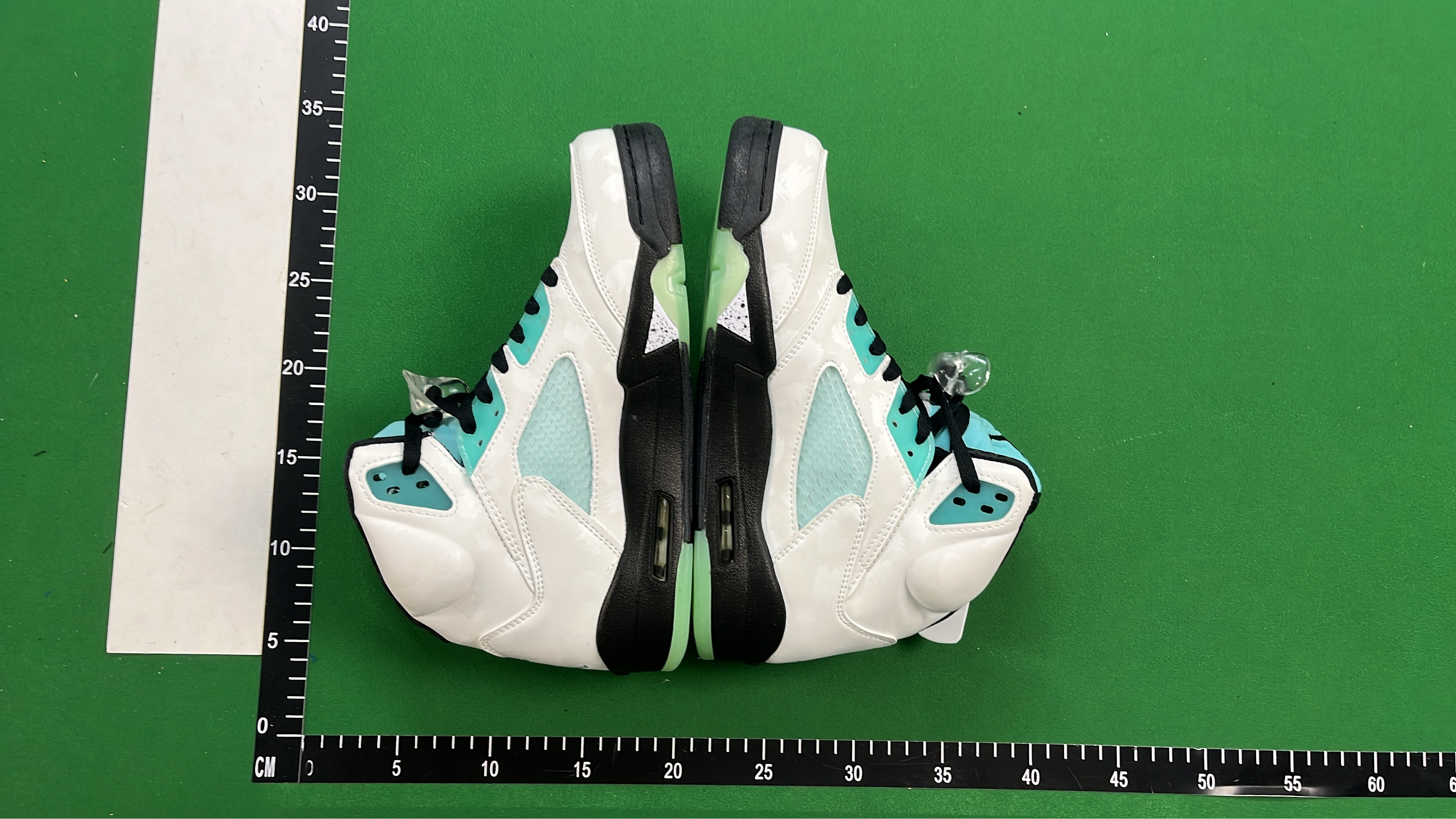 Air Jordan 5 Retro White Green 23 Basketball Shoes
