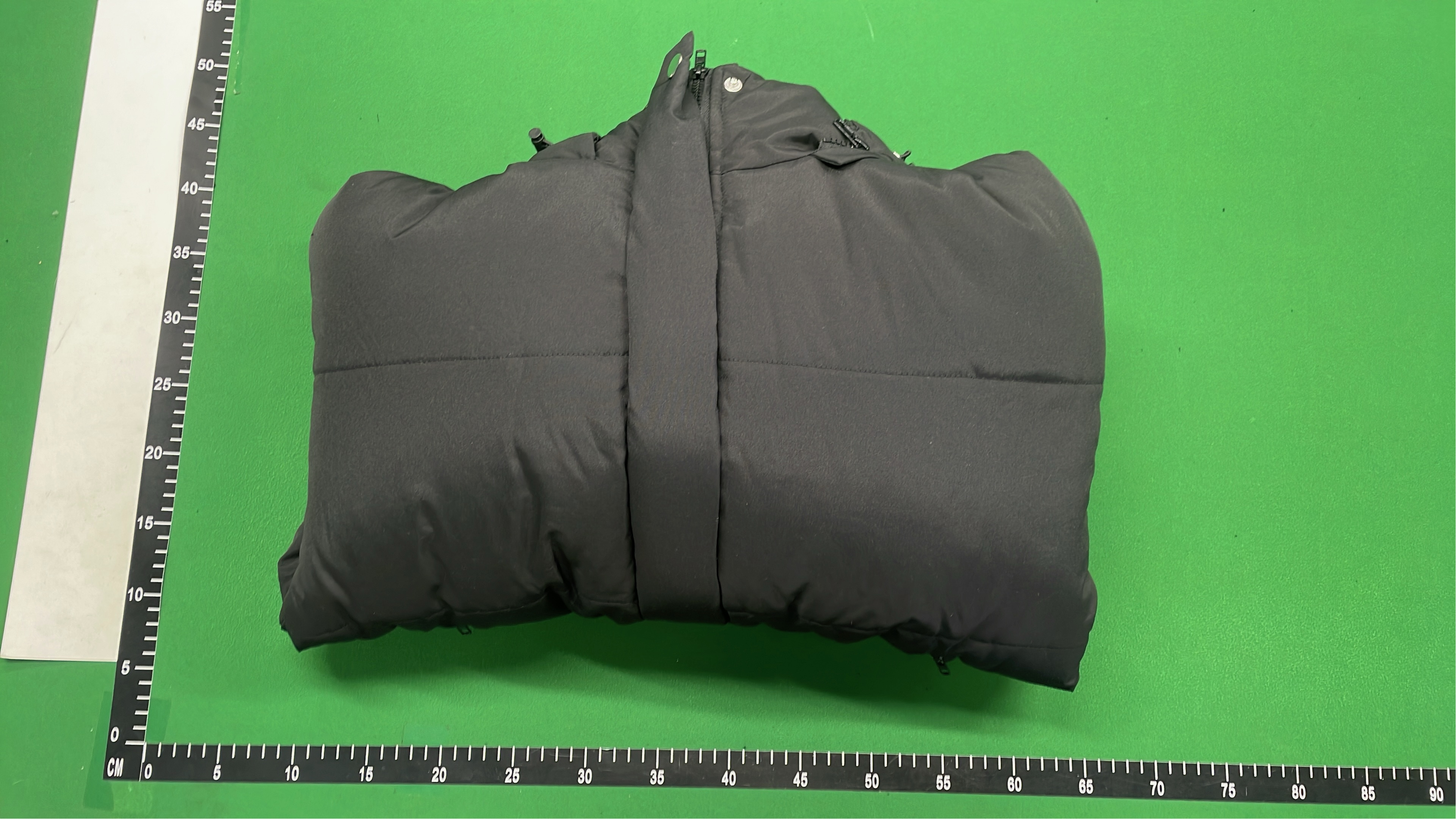SNAP Gray Hooded Puffer Jacket with Logo Design