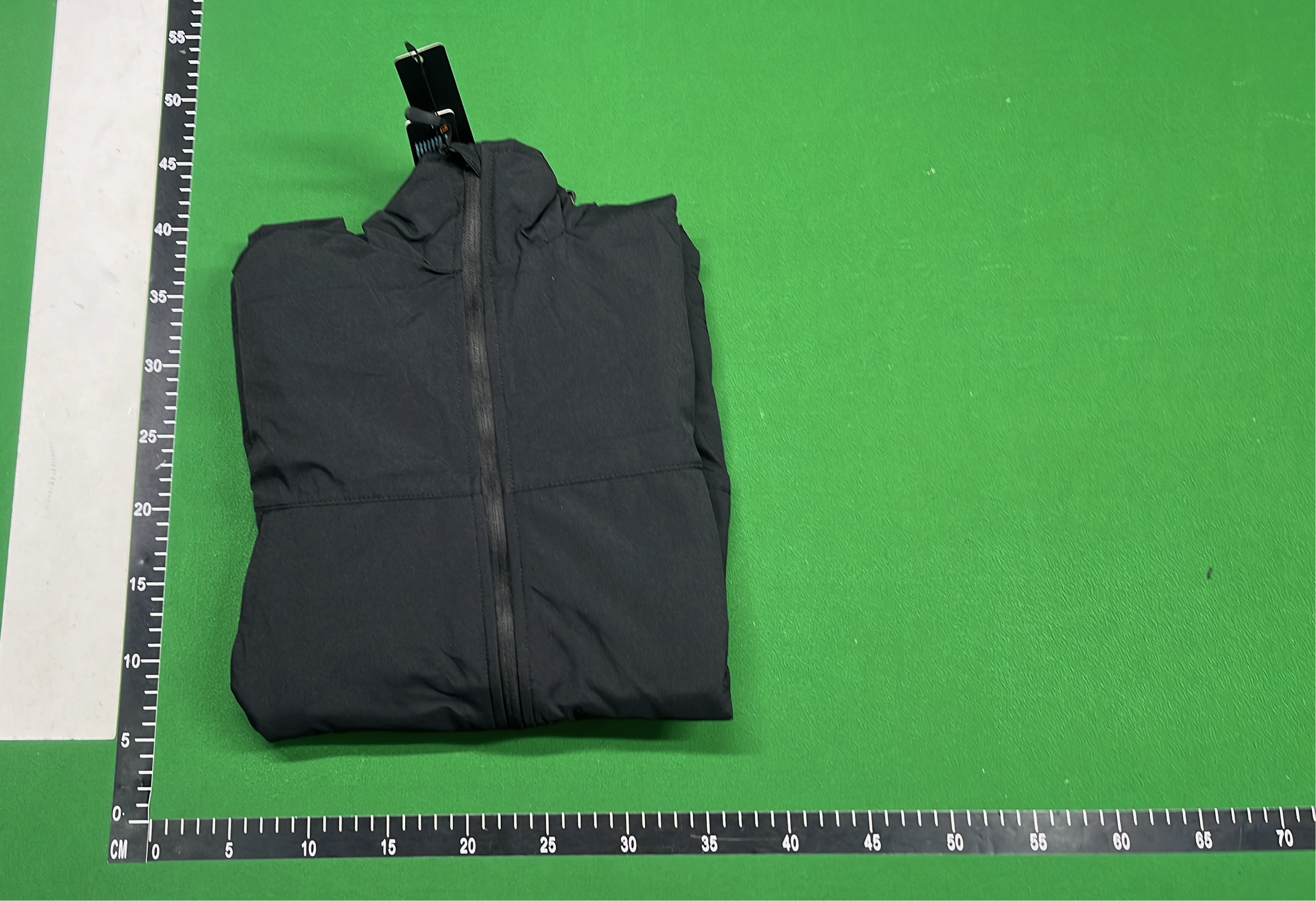 Stone Island Black Hooded Jacket with Compass Patch