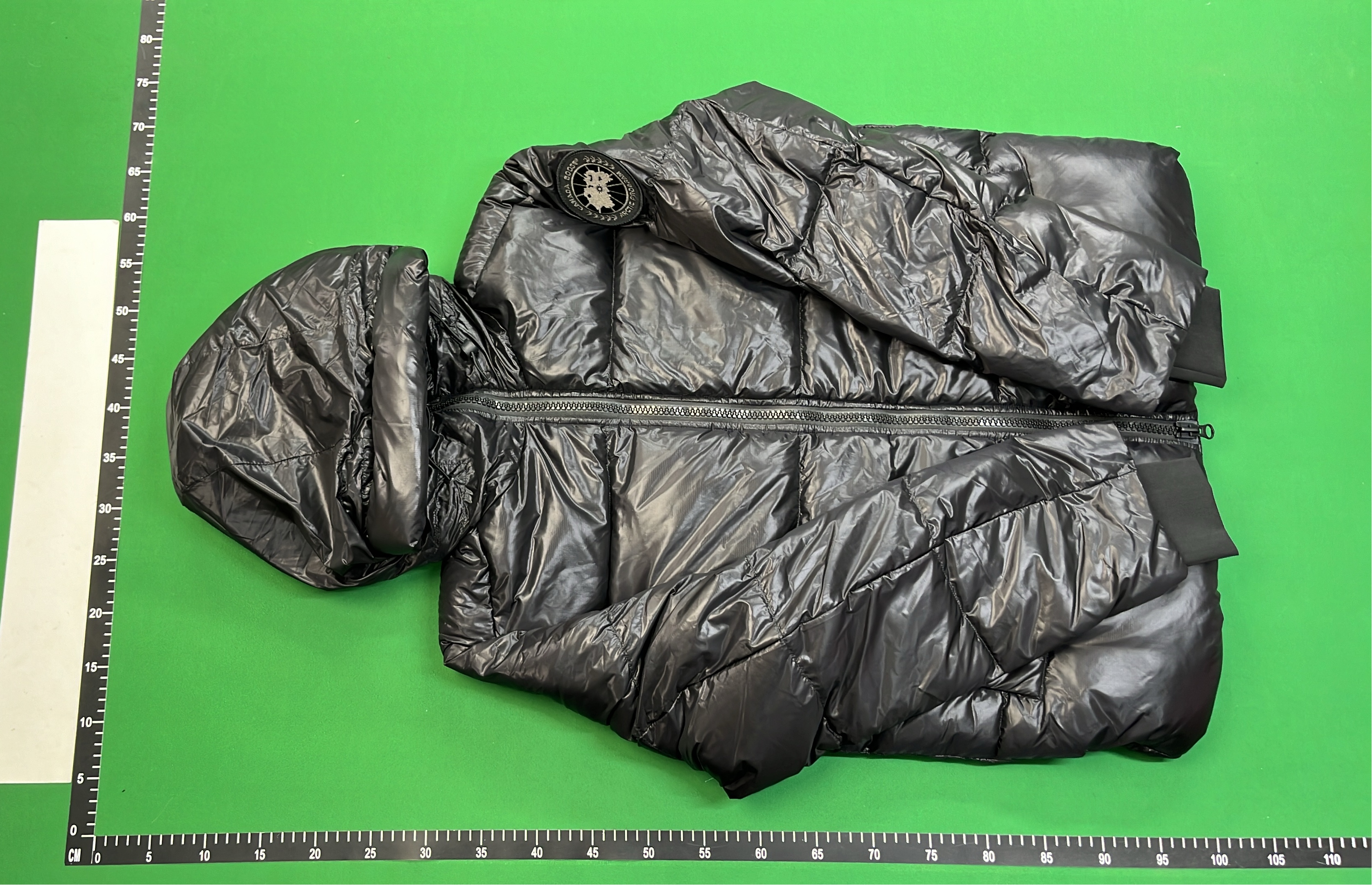 Canada Goose Black Puffer Jacket with Hood