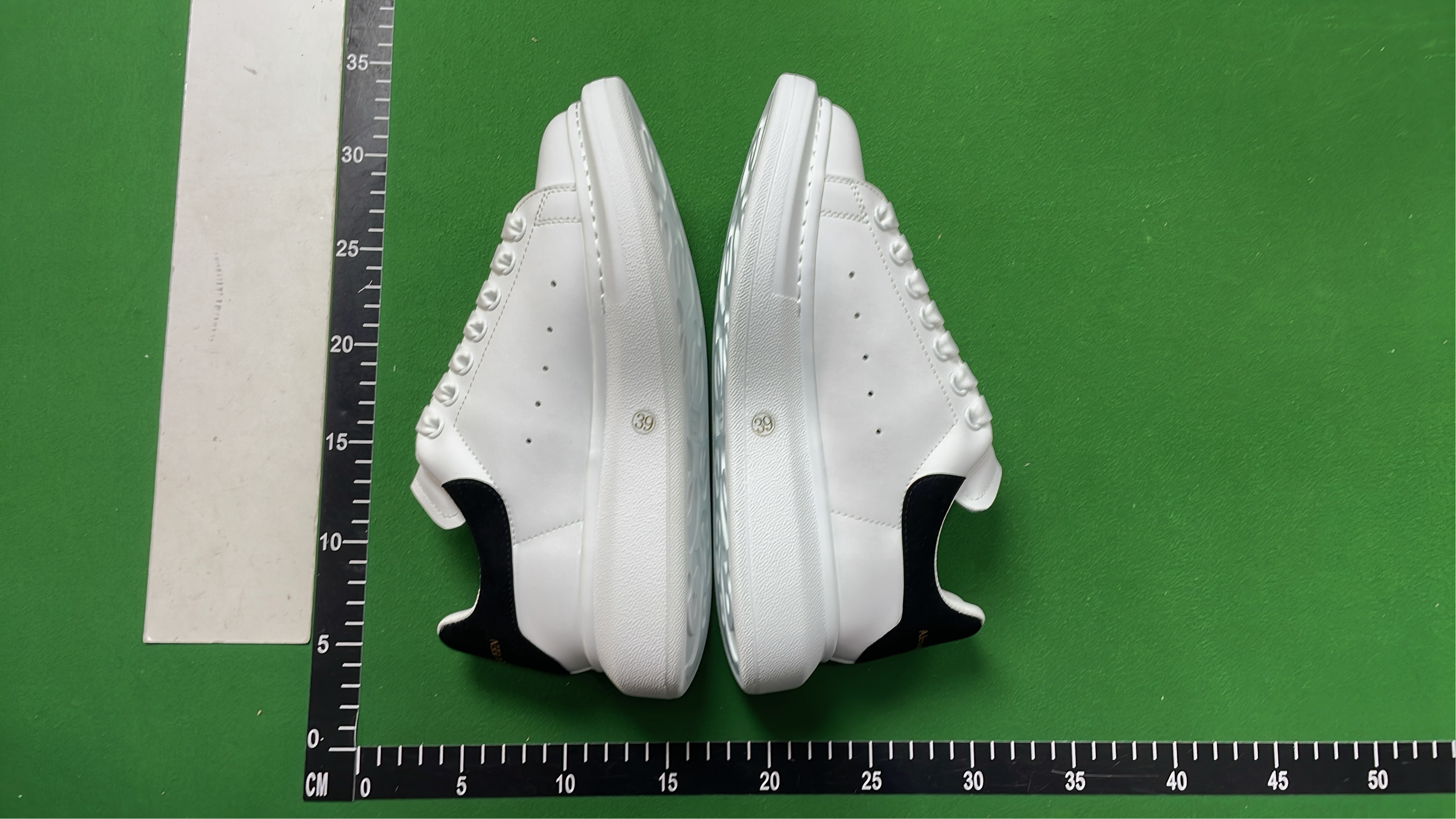 White and Pink Leather Sneakers for Women