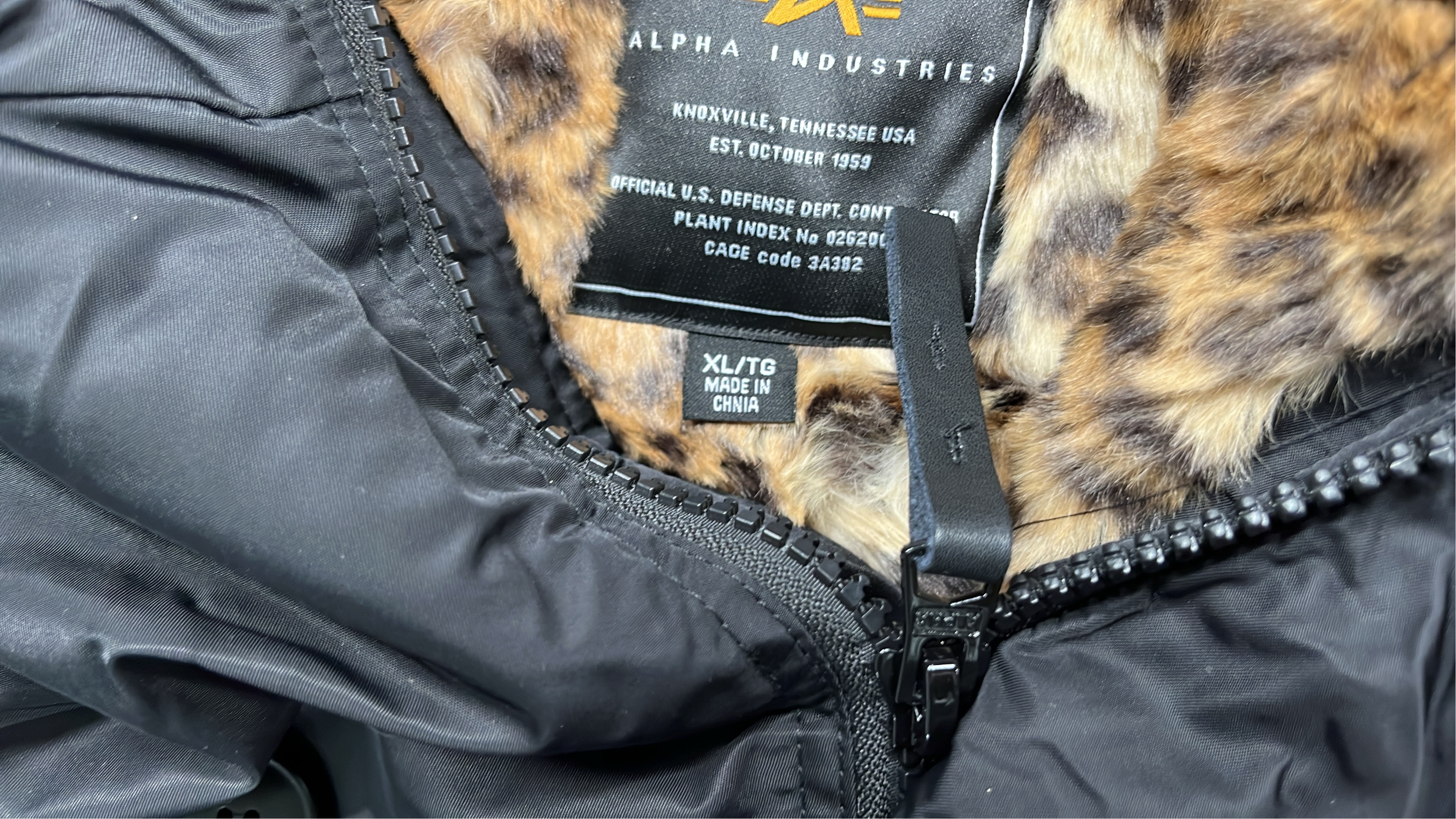 Black Fur Hooded Bomber Jacket