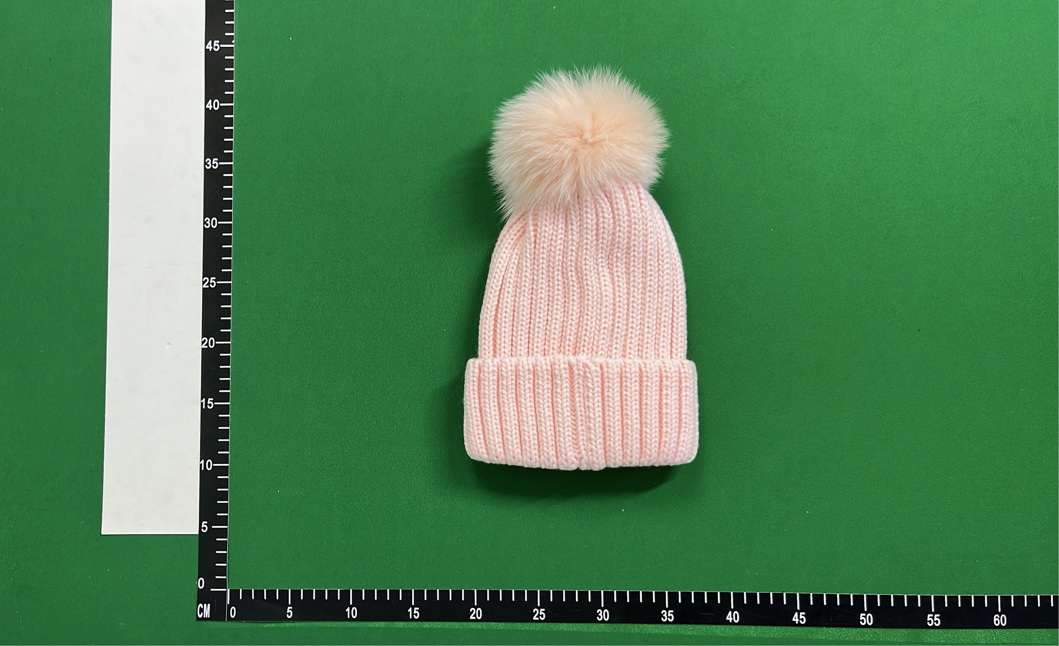 Moncler Black Knit Beanie with Logo Patch